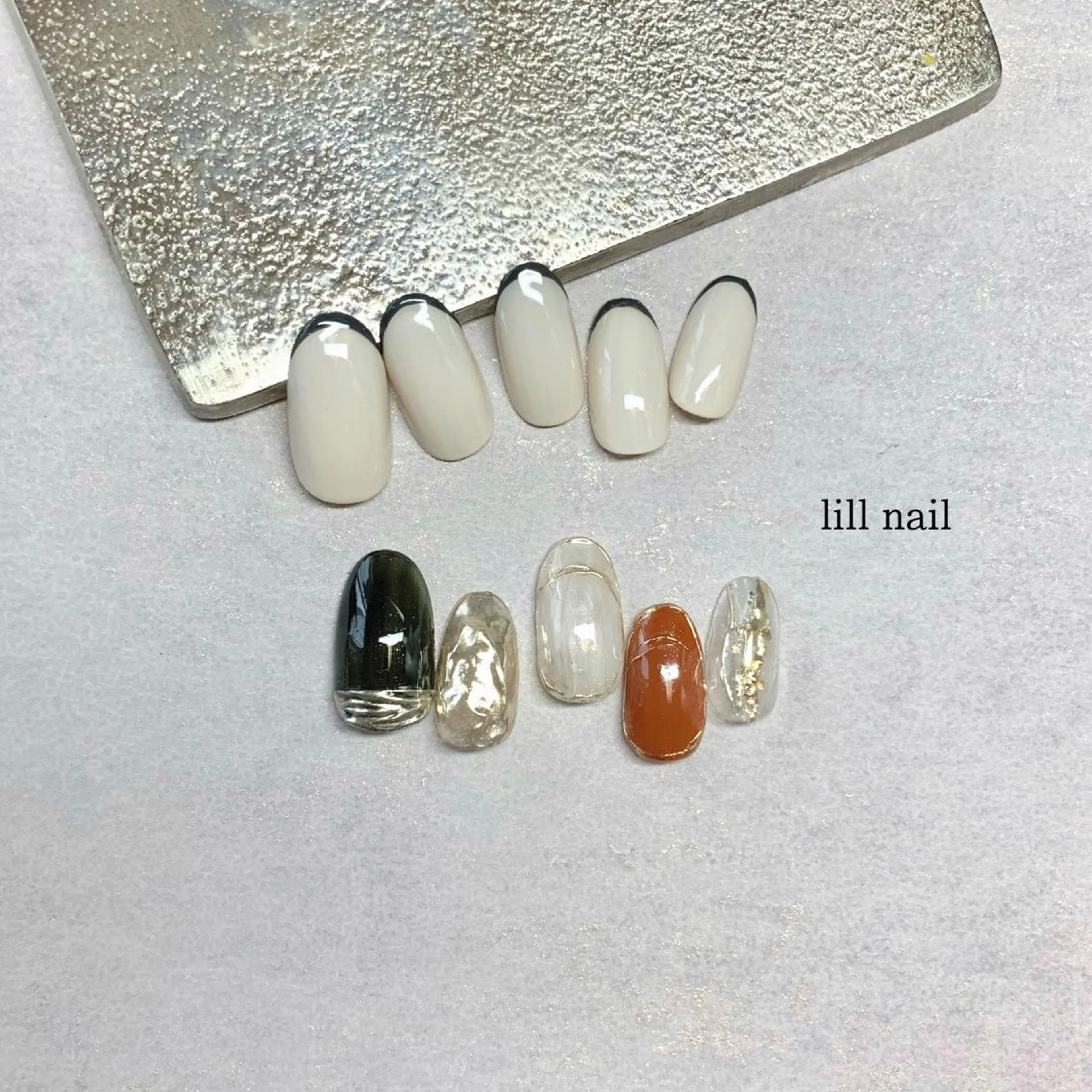 ミディアム pllia beautyのネイルデザイン