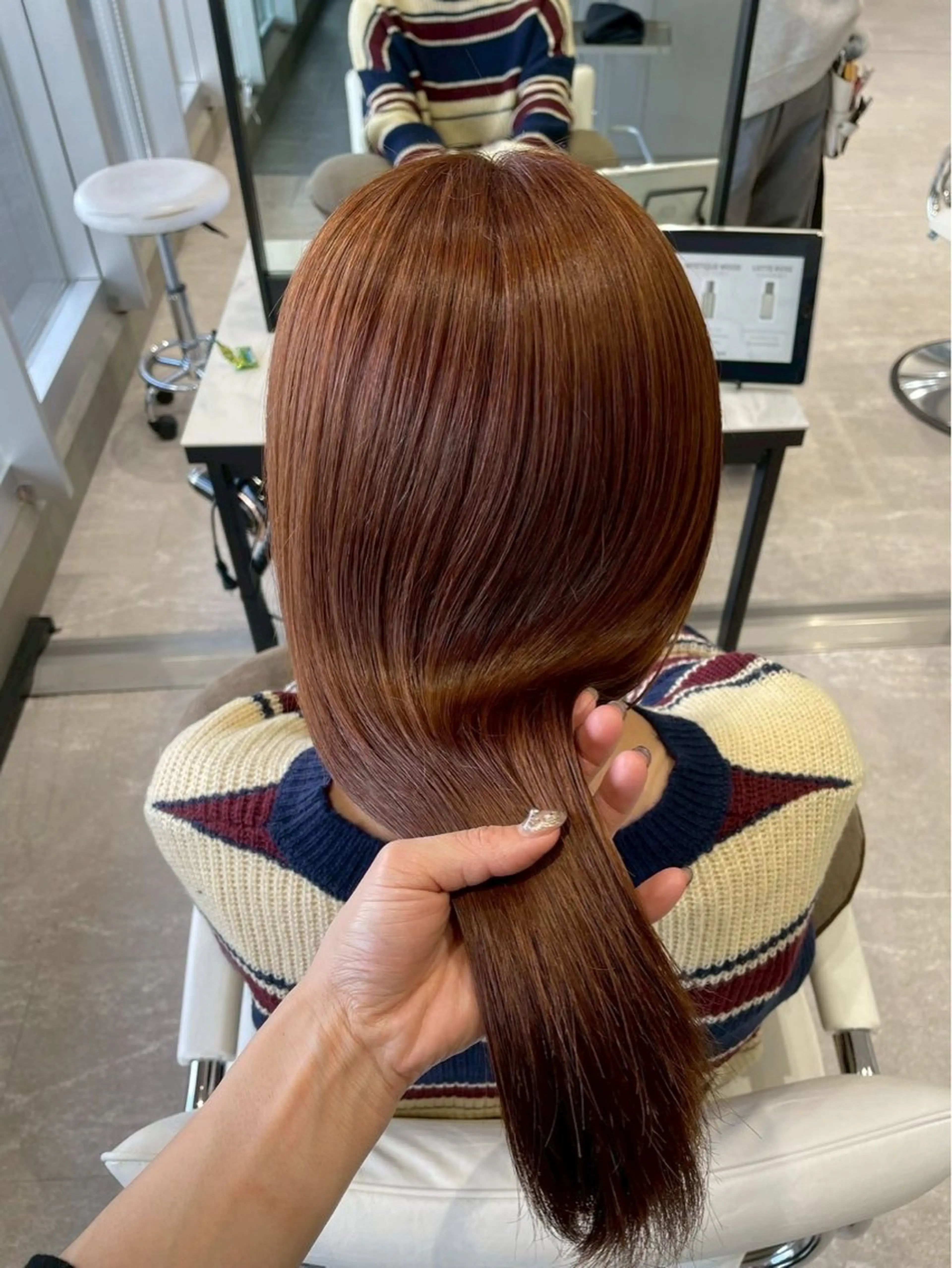 ロング 暖色カラー//了戒 美希//伊勢原のヘアスタイル