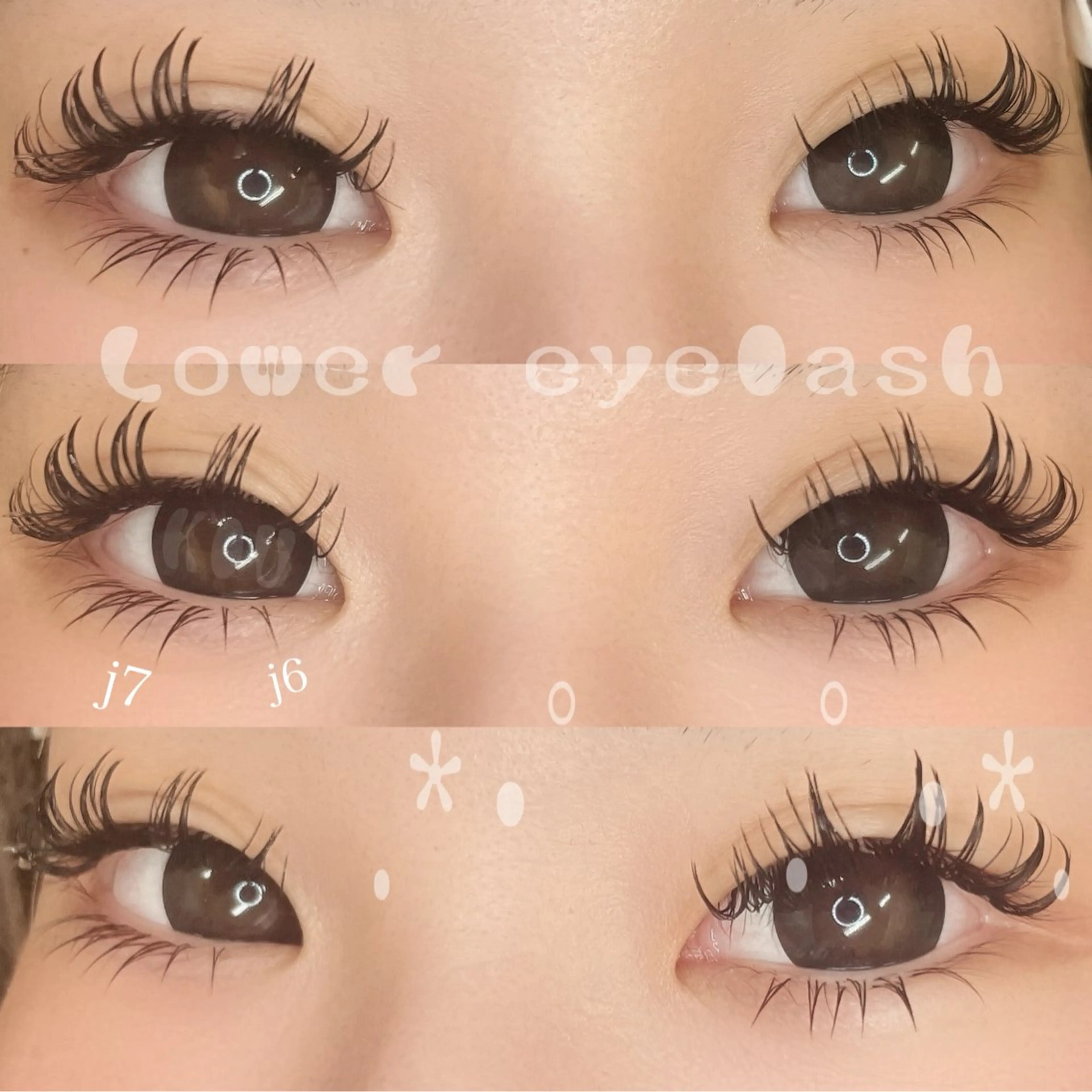 マツエク・マツパ 下まつげエクステ マツエク KIU eyelash所属・KIUeyelash ✴︎koharuのマツエク・マツパデザイン