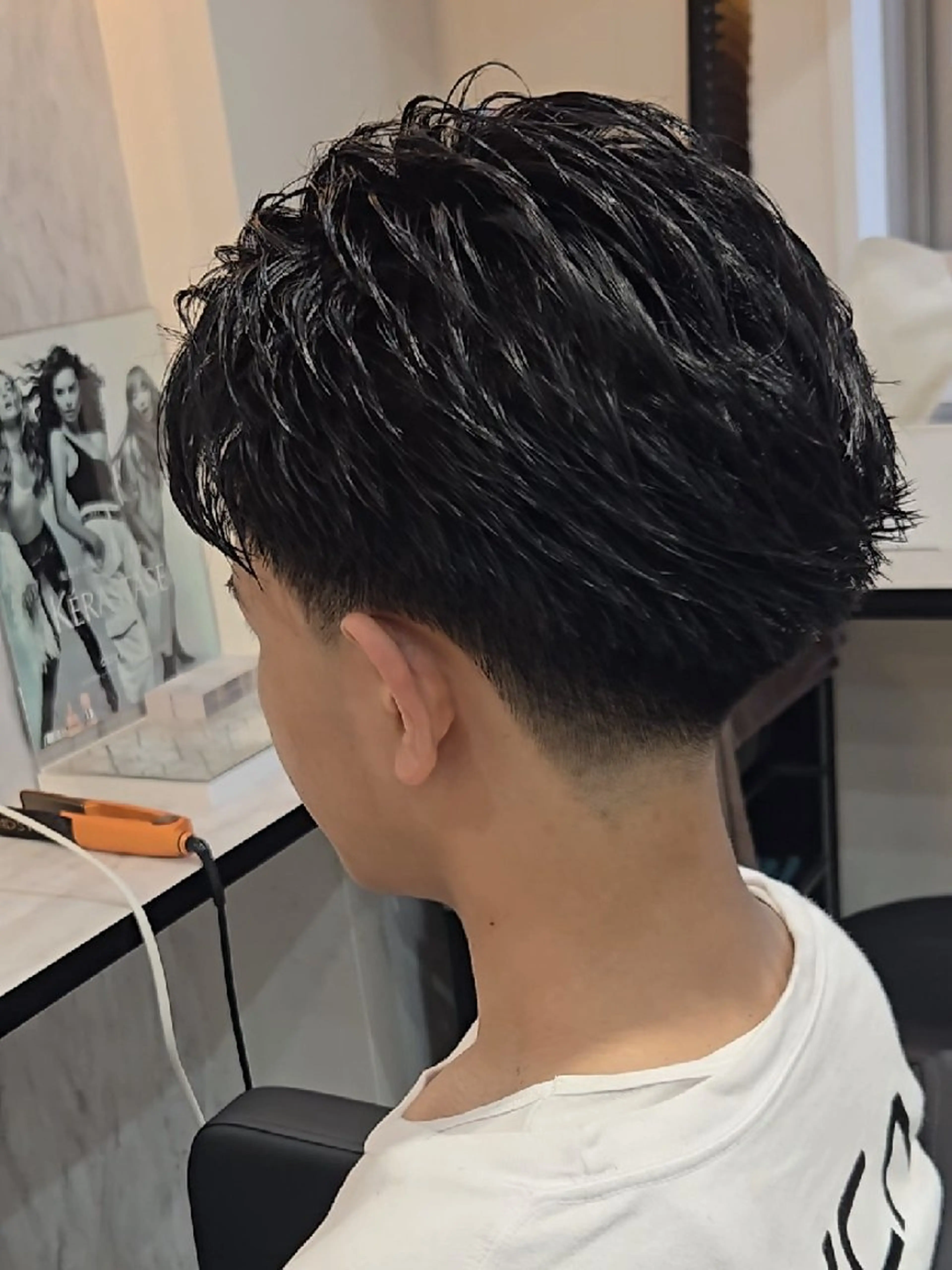 メンズ ショート フェードカット 刈り上げ カット ヘアセット Lapis 名古屋駅前店所属・LEN名古屋/パーマ 海外ヘア/メンズ特化のヘアスタイル