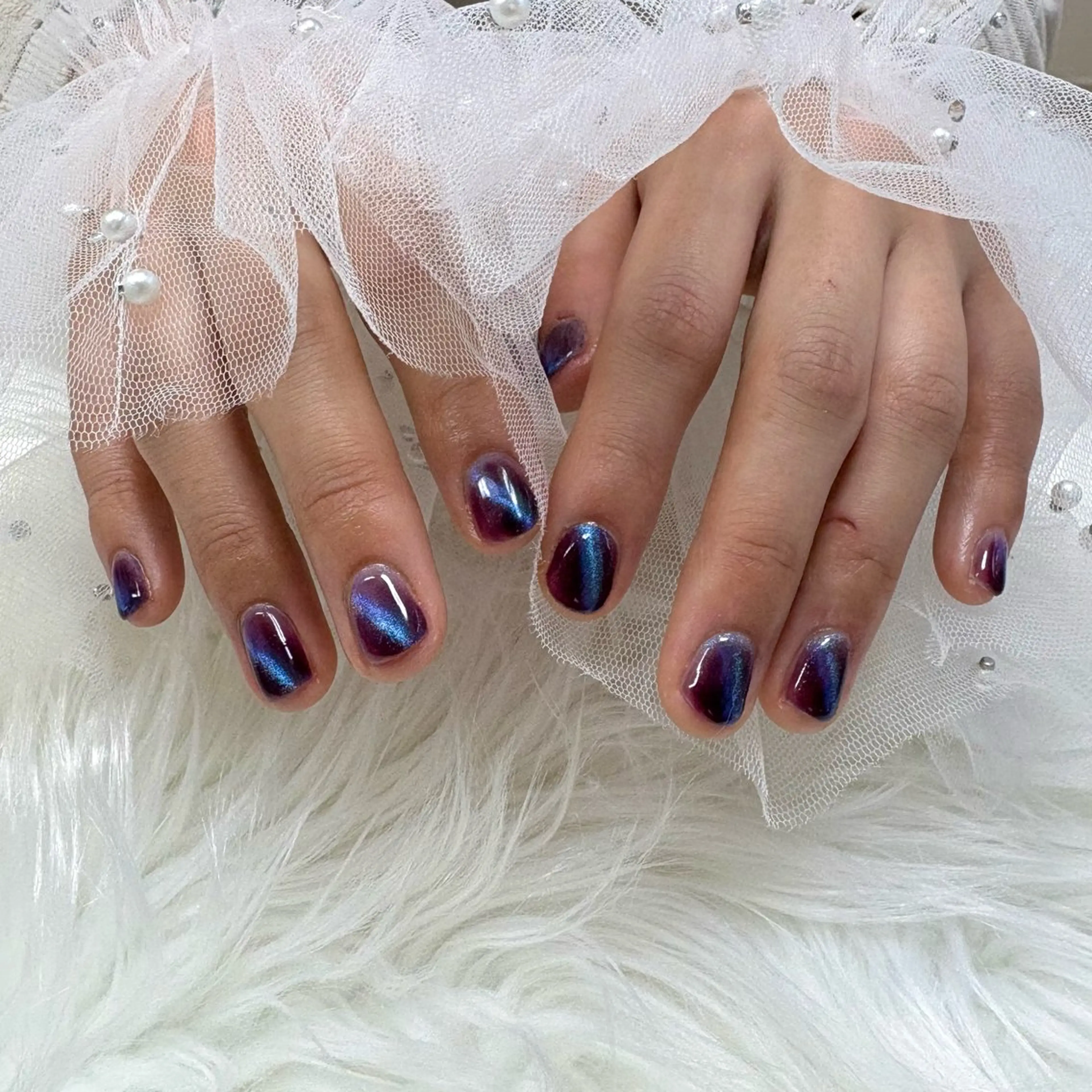 ネイル マグネットネイル ハンドネイル SHINE nail salonのネイルデザイン