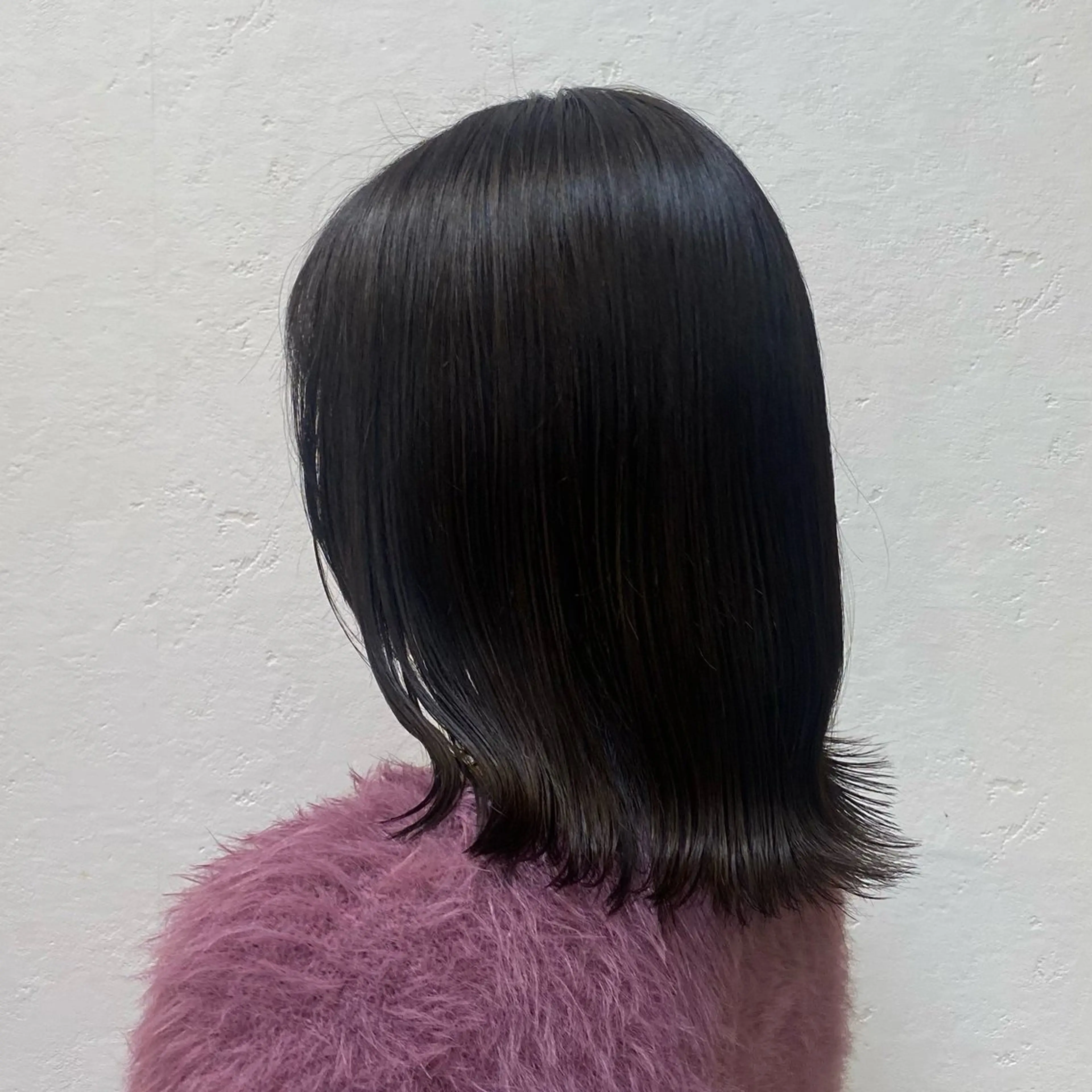 セミロング カラー グレージュ 安藤 沙英のヘアスタイル