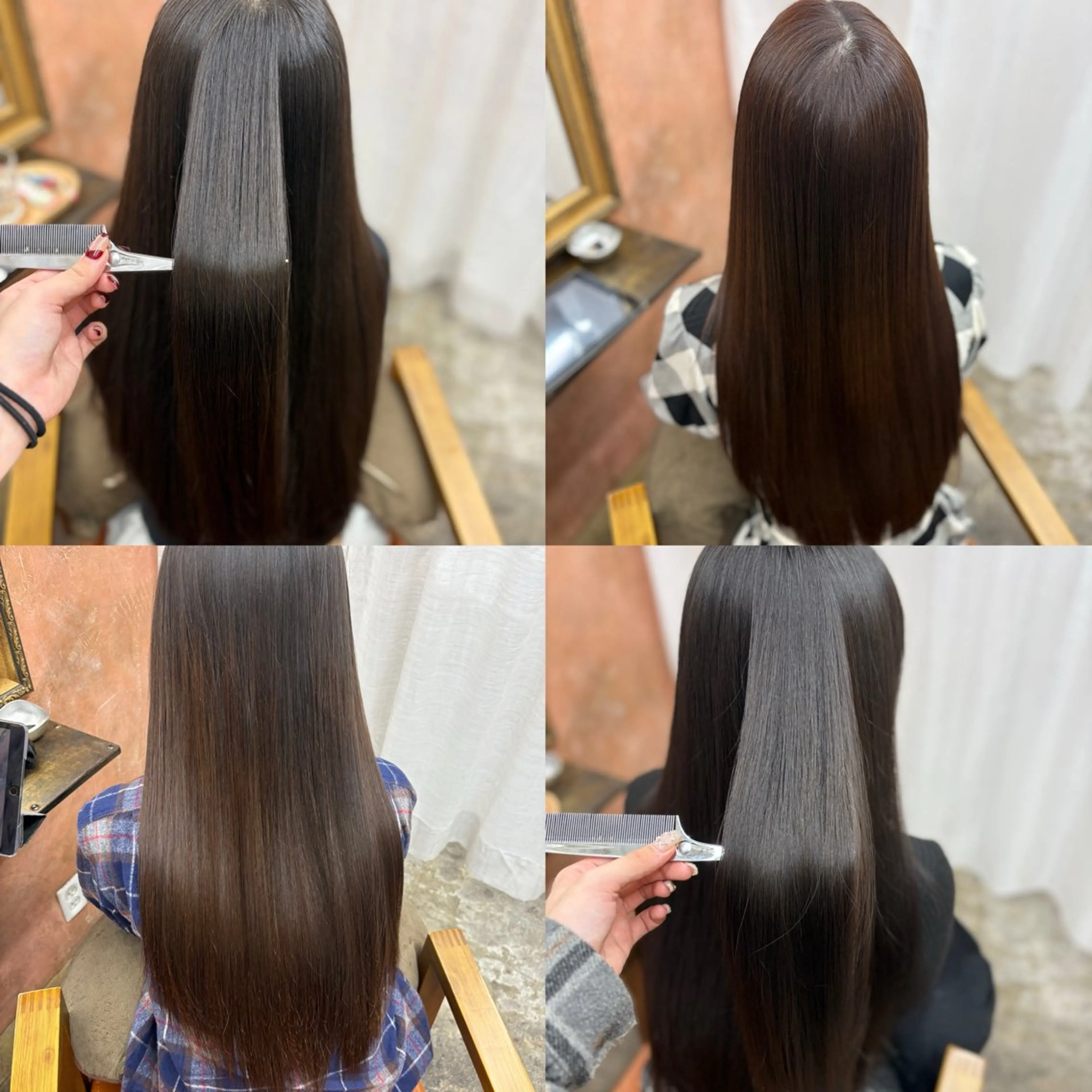 ロング 縮毛矯正 トリートメント Retsu /UniQのヘアスタイル