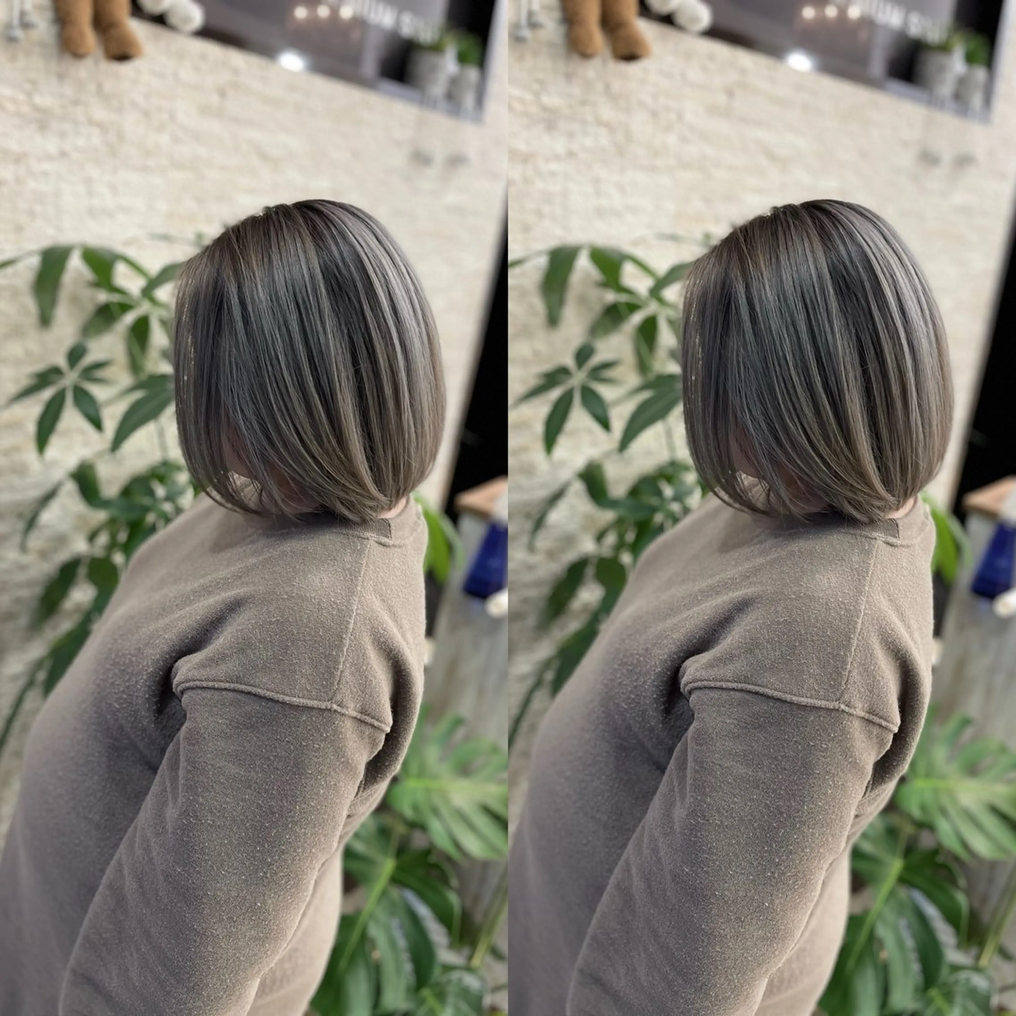 ショート ヘアカラー Y Uのヘアスタイル