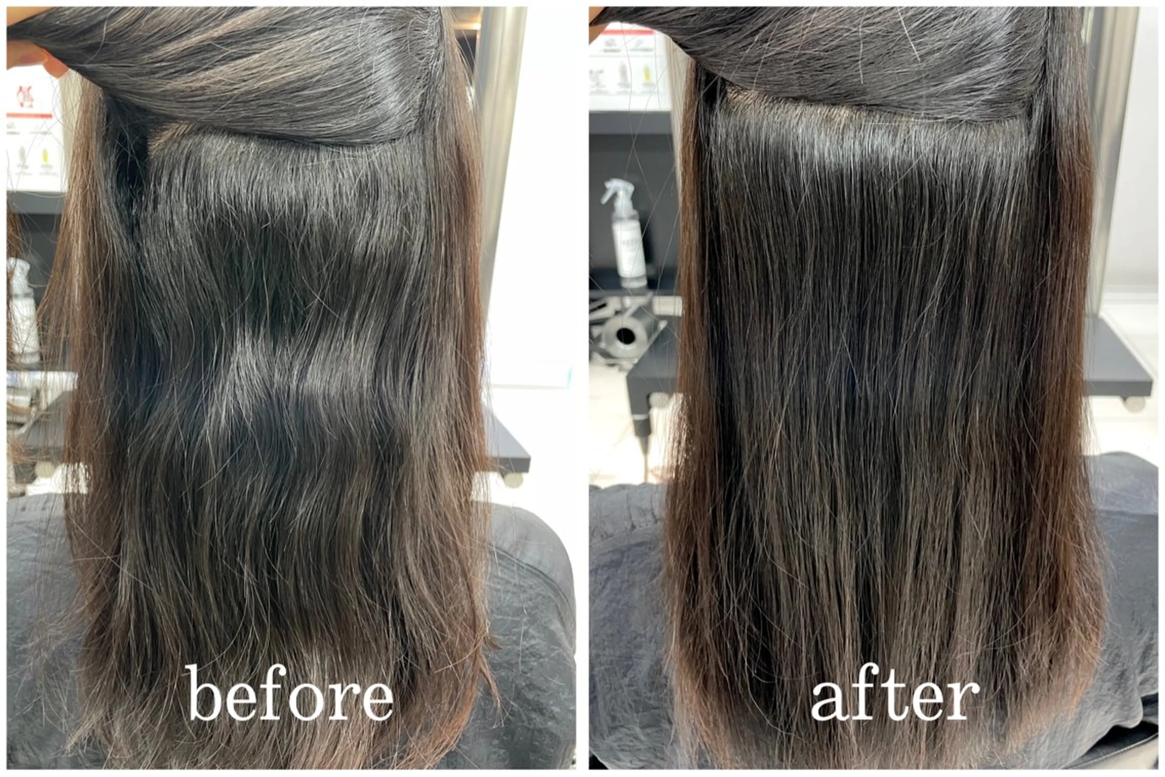 セミロング パーマ セミロングパーマ ストレートパーマ 無料カットモデル募集 /　 Juanのヘアスタイル