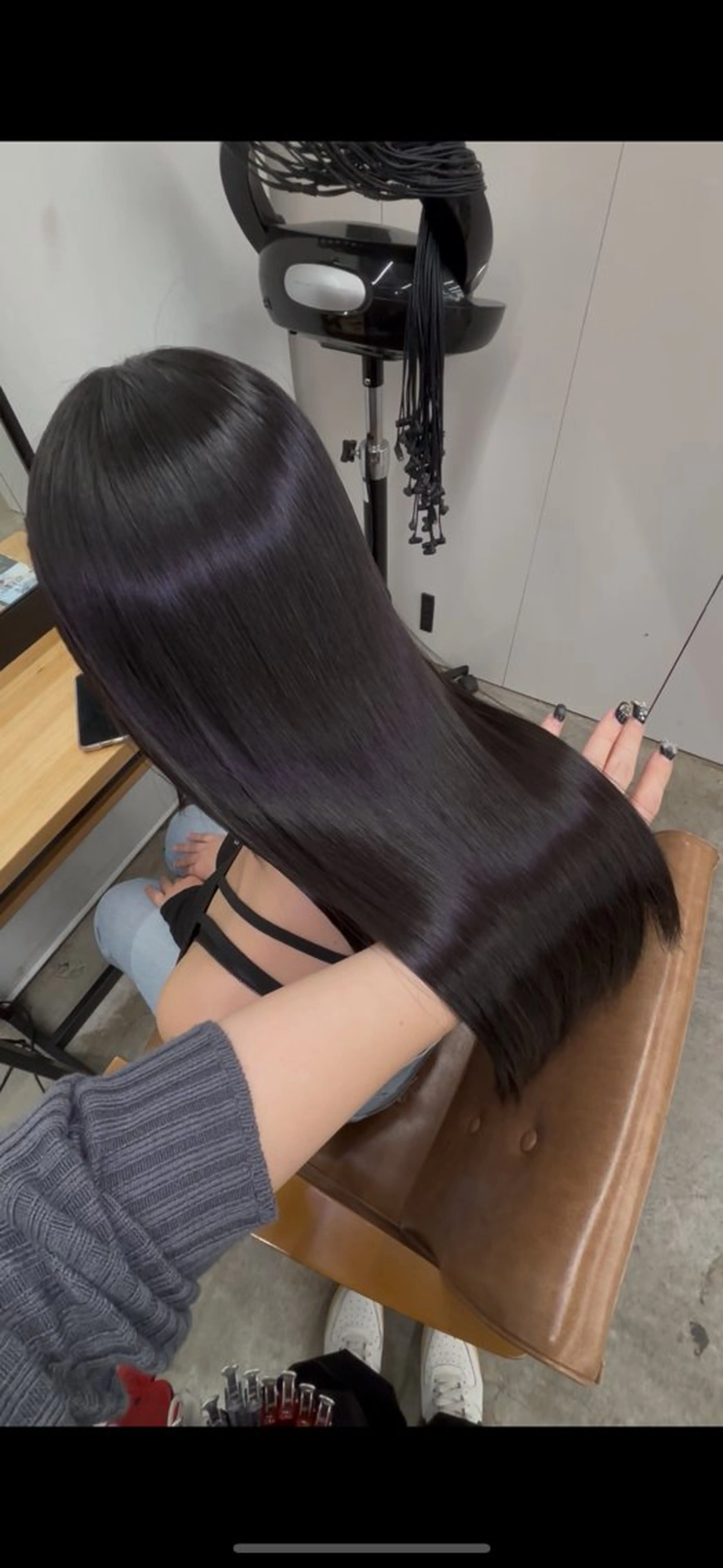 ロング カラー 縮毛矯正 トリートメント ダメージレス艶カラー MISAKI🦋のヘアスタイル