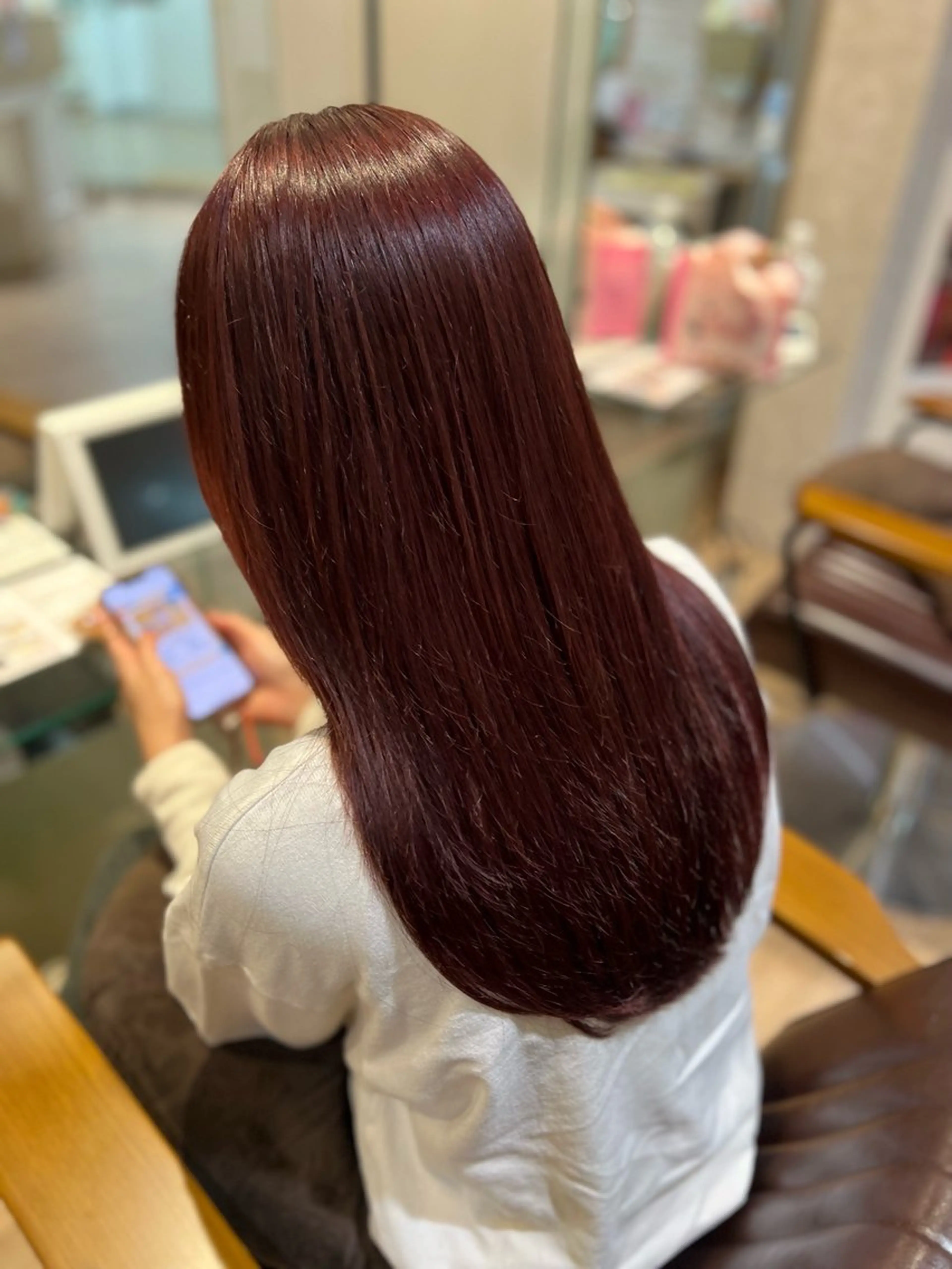 ロング カラー ブラウンカラー ヘアカラー Perfume by afloat 高橋樹のヘアスタイル