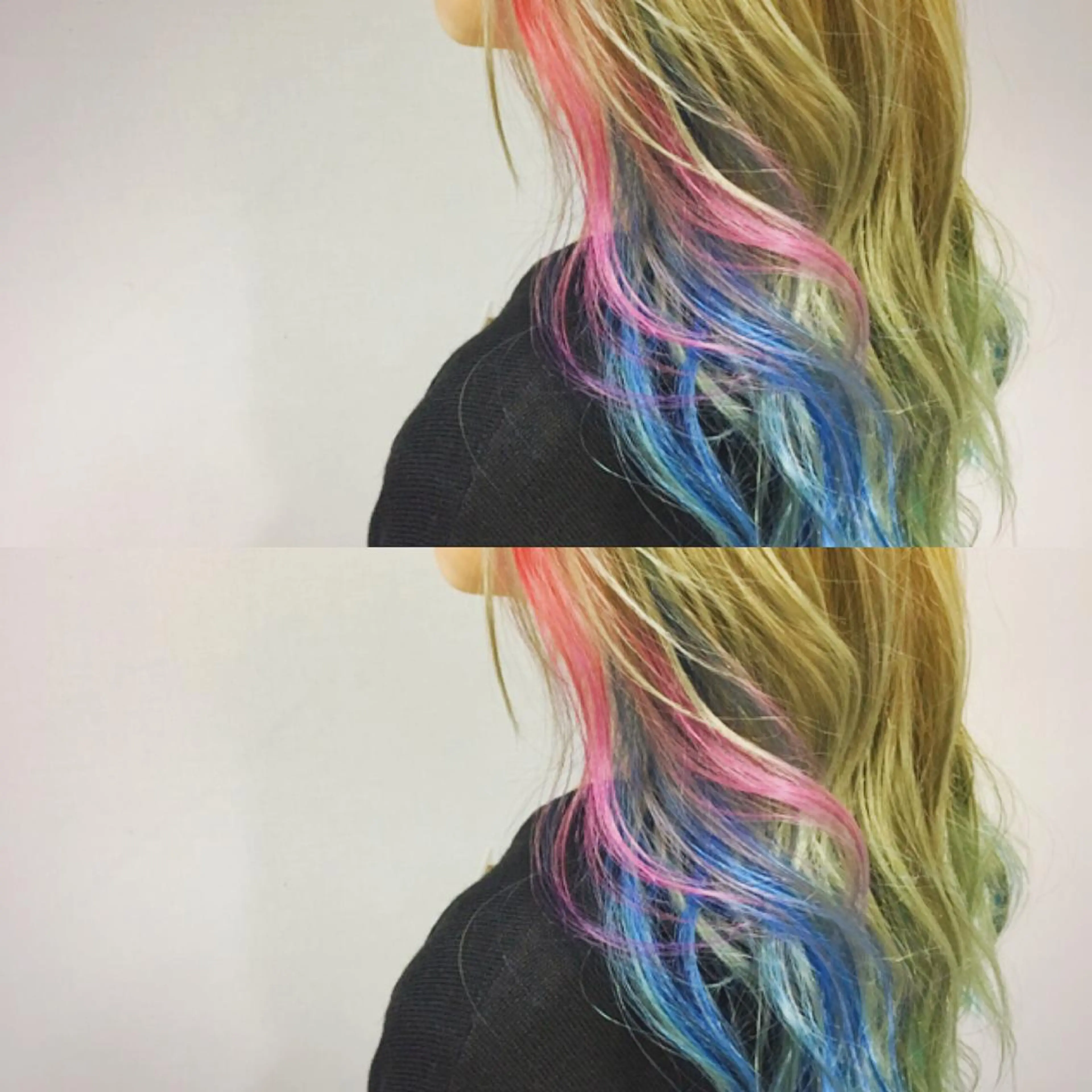 ミディアム セミロング ロング カラー boutique misakiのヘアスタイル