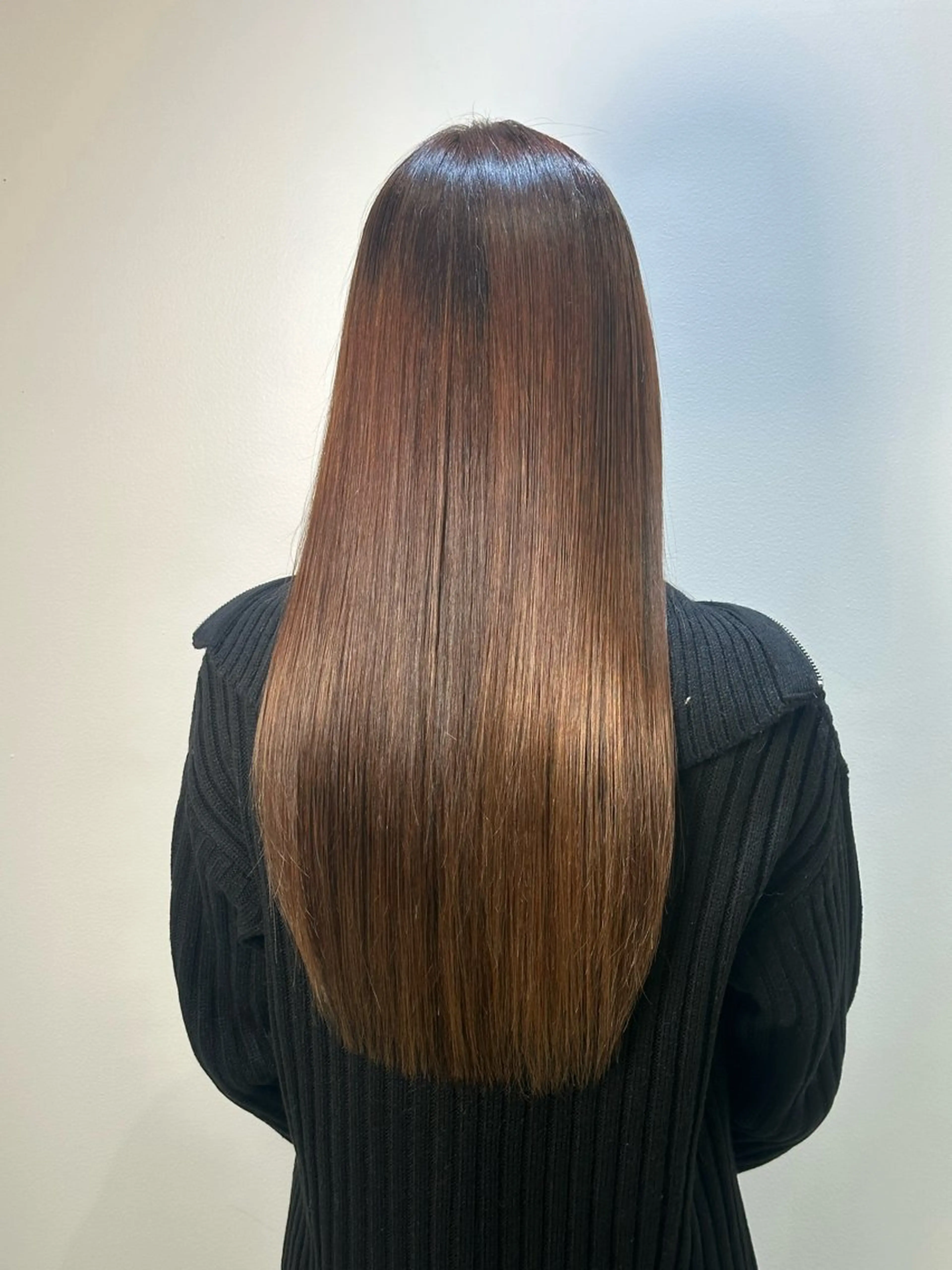 ロング パーマ 縮毛矯正 髪質改善/縮毛矯正 /ブリーチ矯正/岡部のヘアスタイル