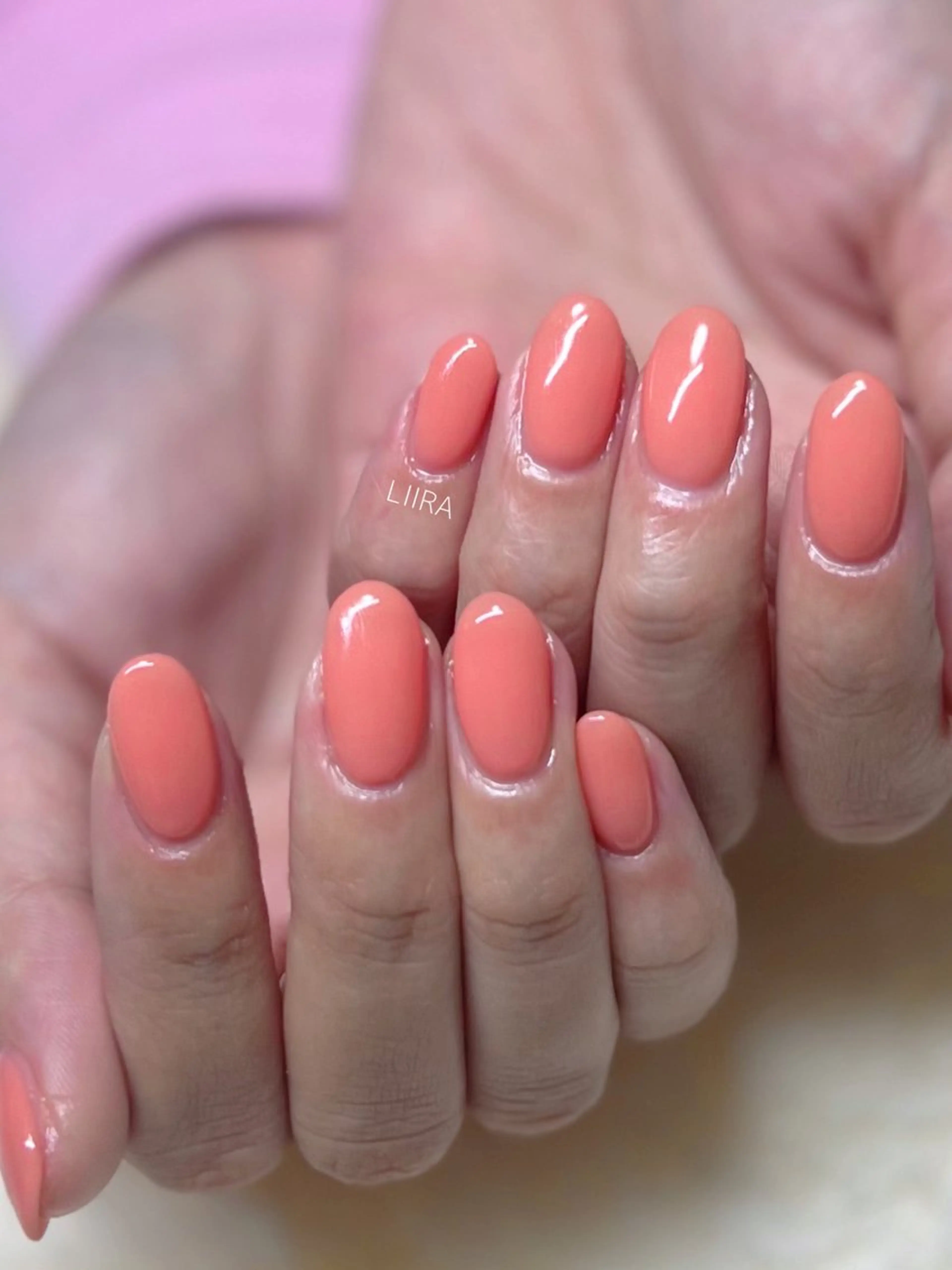 ネイル ワンカラーネイル LIIRA(西船)/ やまださおりのネイルデザイン