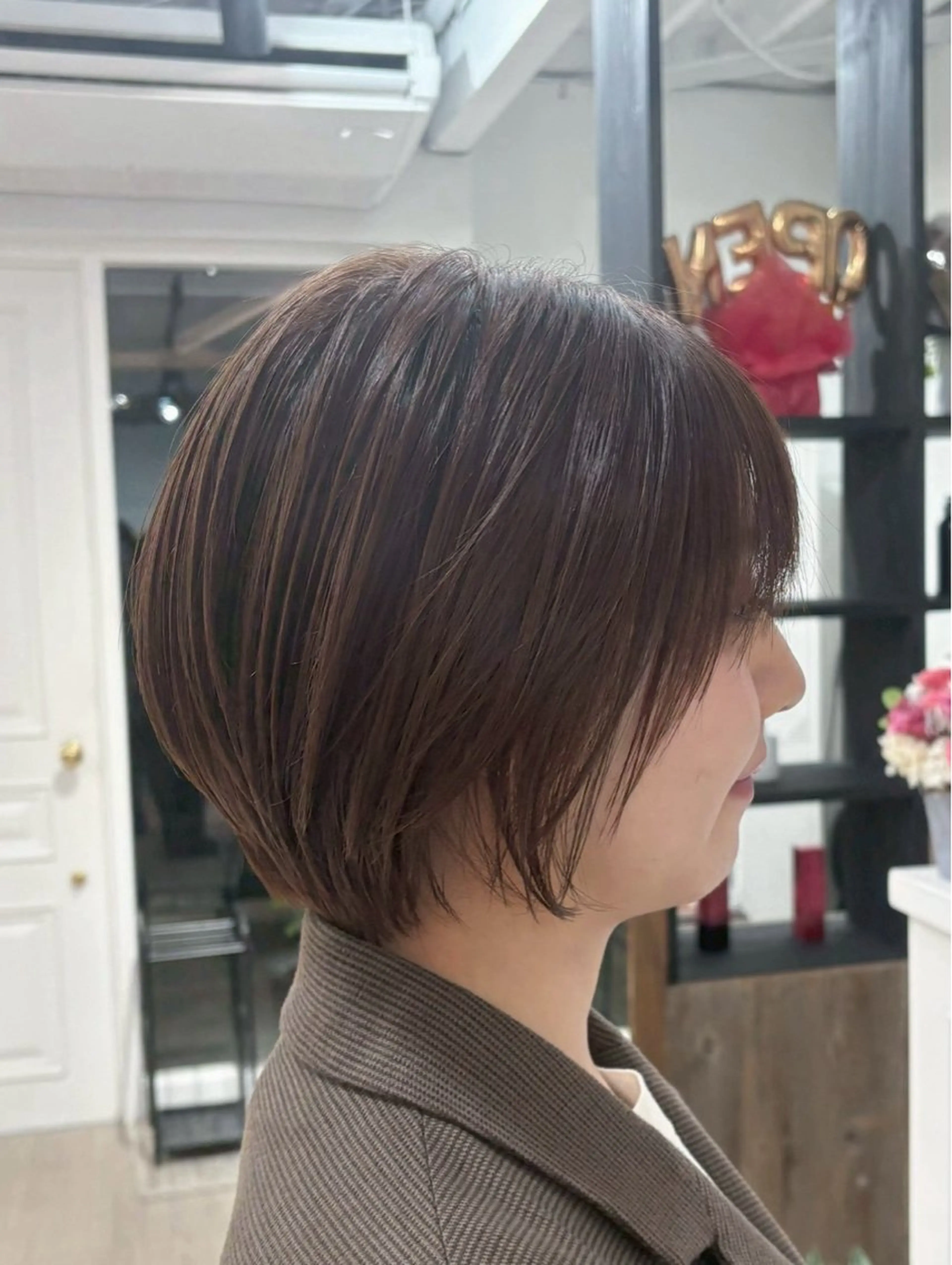 ショート カラー ショートヘア カット ヘアカラー トリートメント 大人女性髪質改善 /Lumi/ルミのヘアスタイル