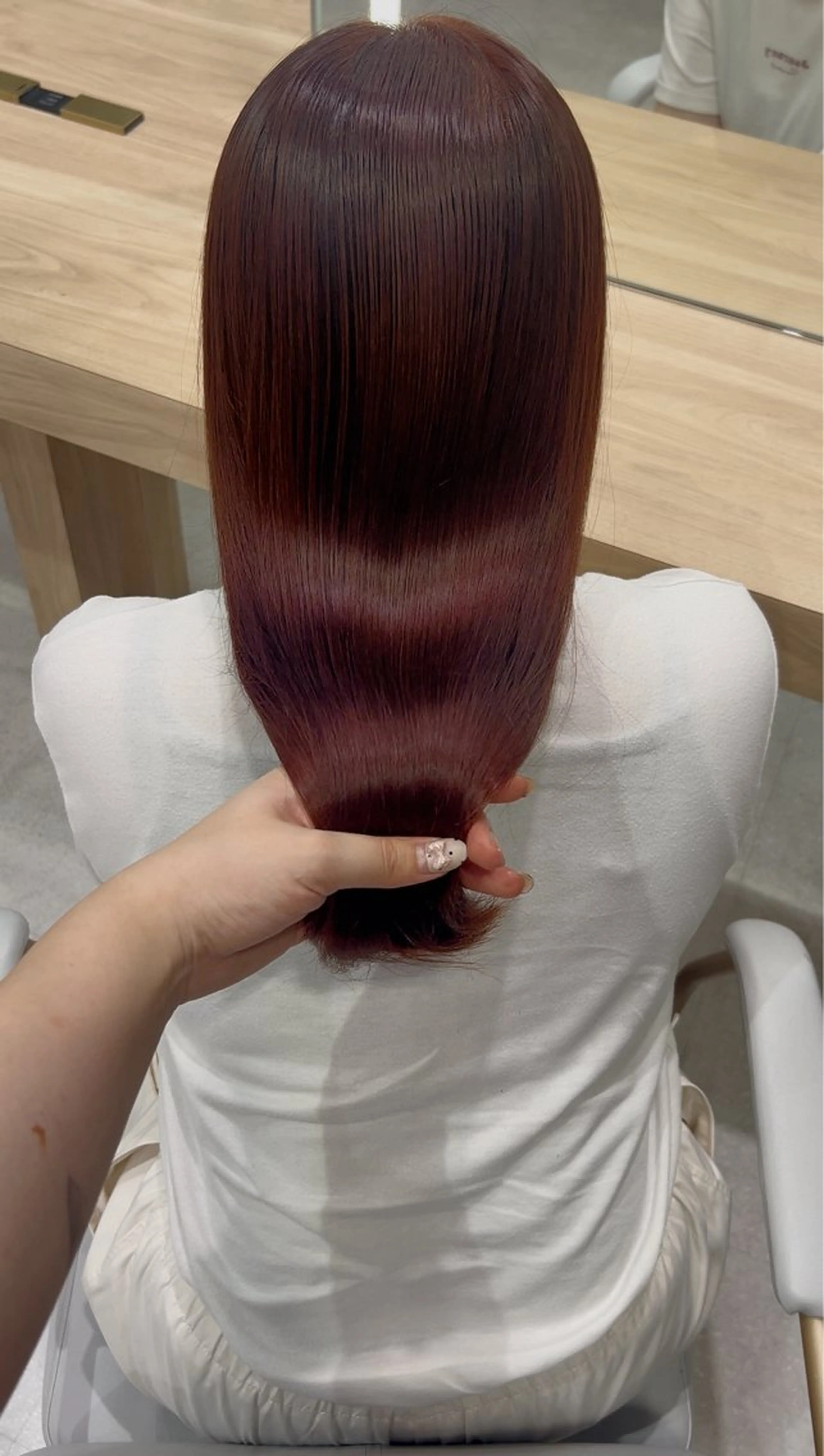 セミロング カラー トリートメント yuina／🫧 艶感ダブルカラー🫧のヘアスタイル