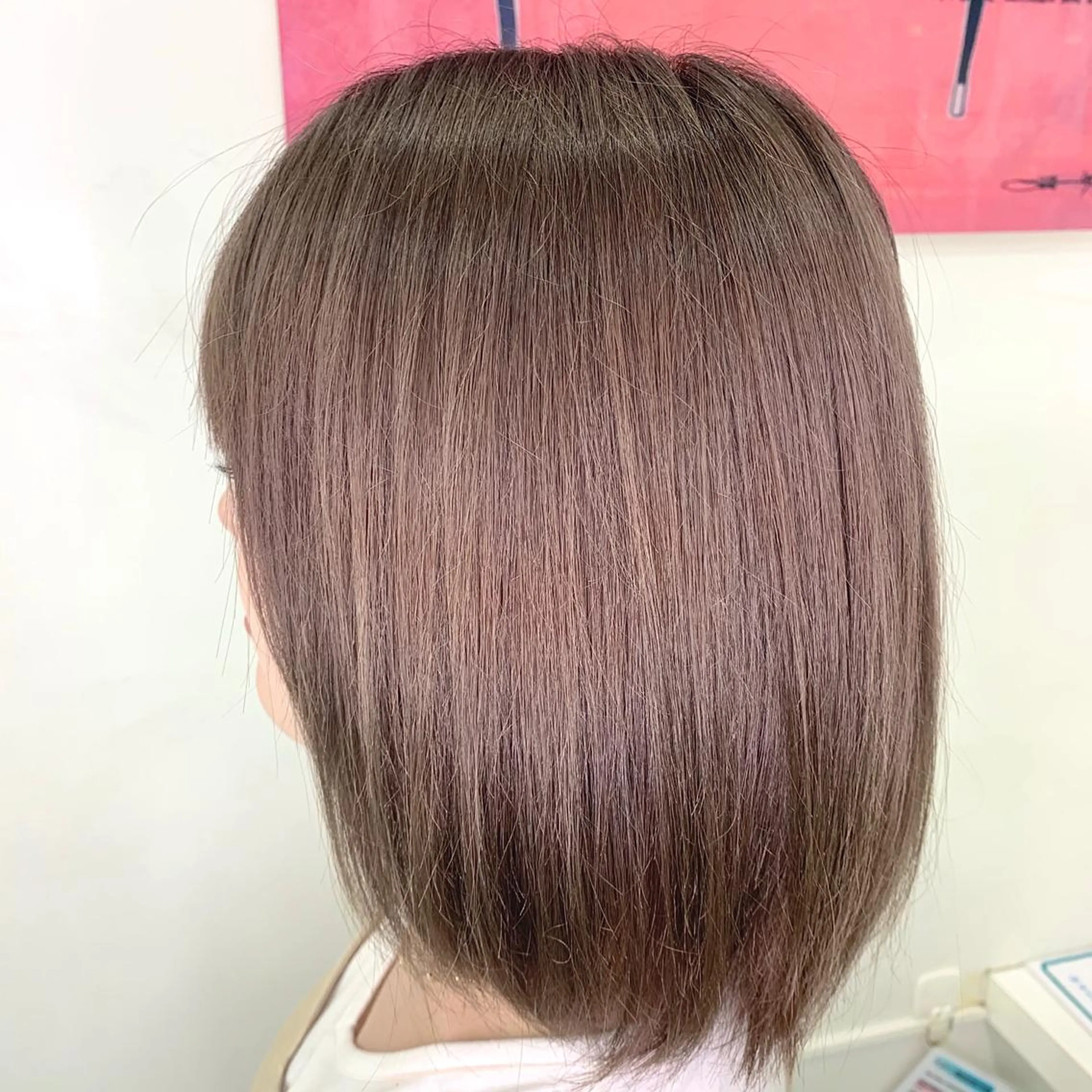 ミディアム パーマ 縮毛/レイヤー 韓国/橋口のヘアスタイル