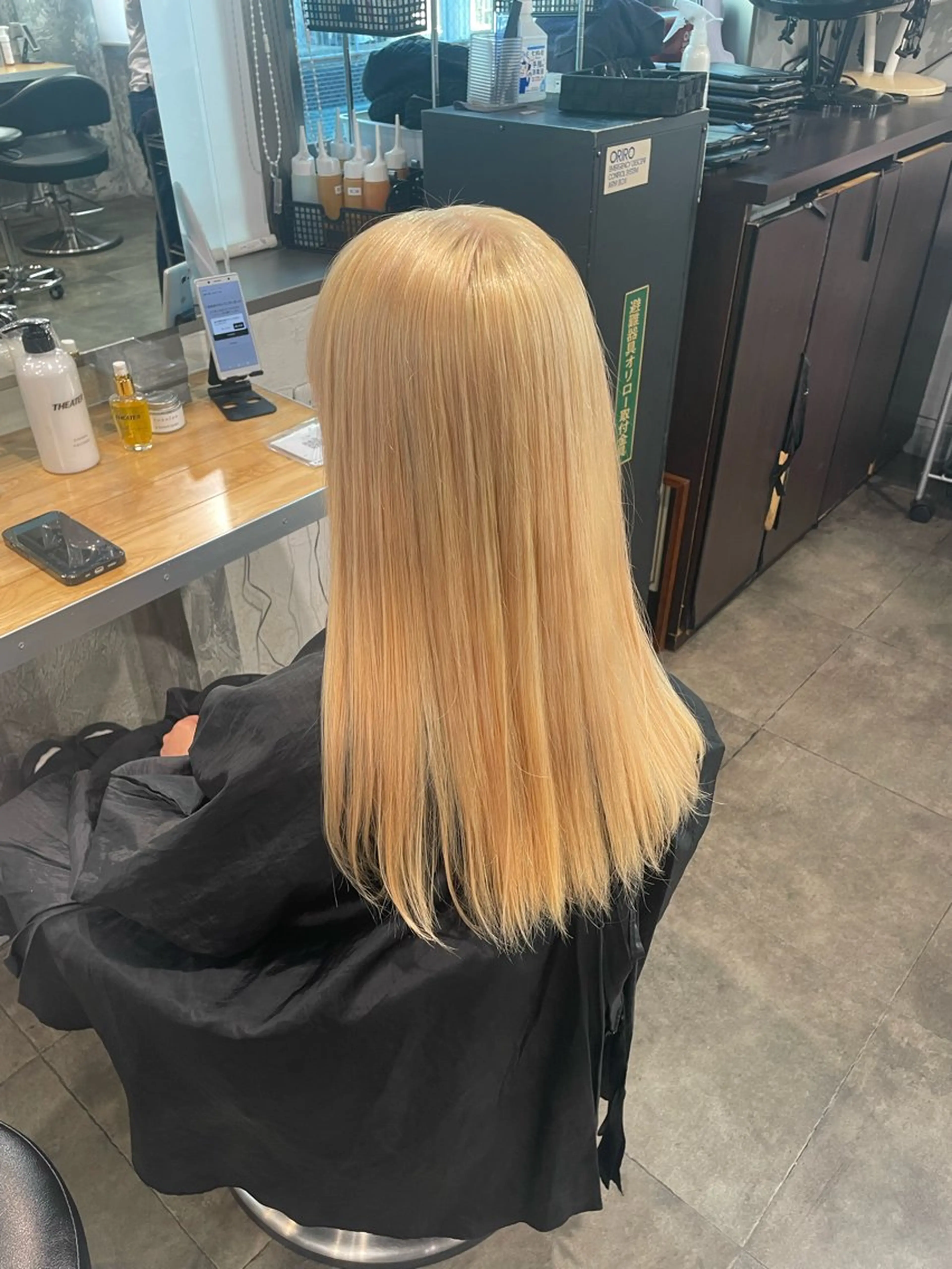 ロング カラー ヘアカラー ハイトーン 横浜💞ミオのヘアスタイル