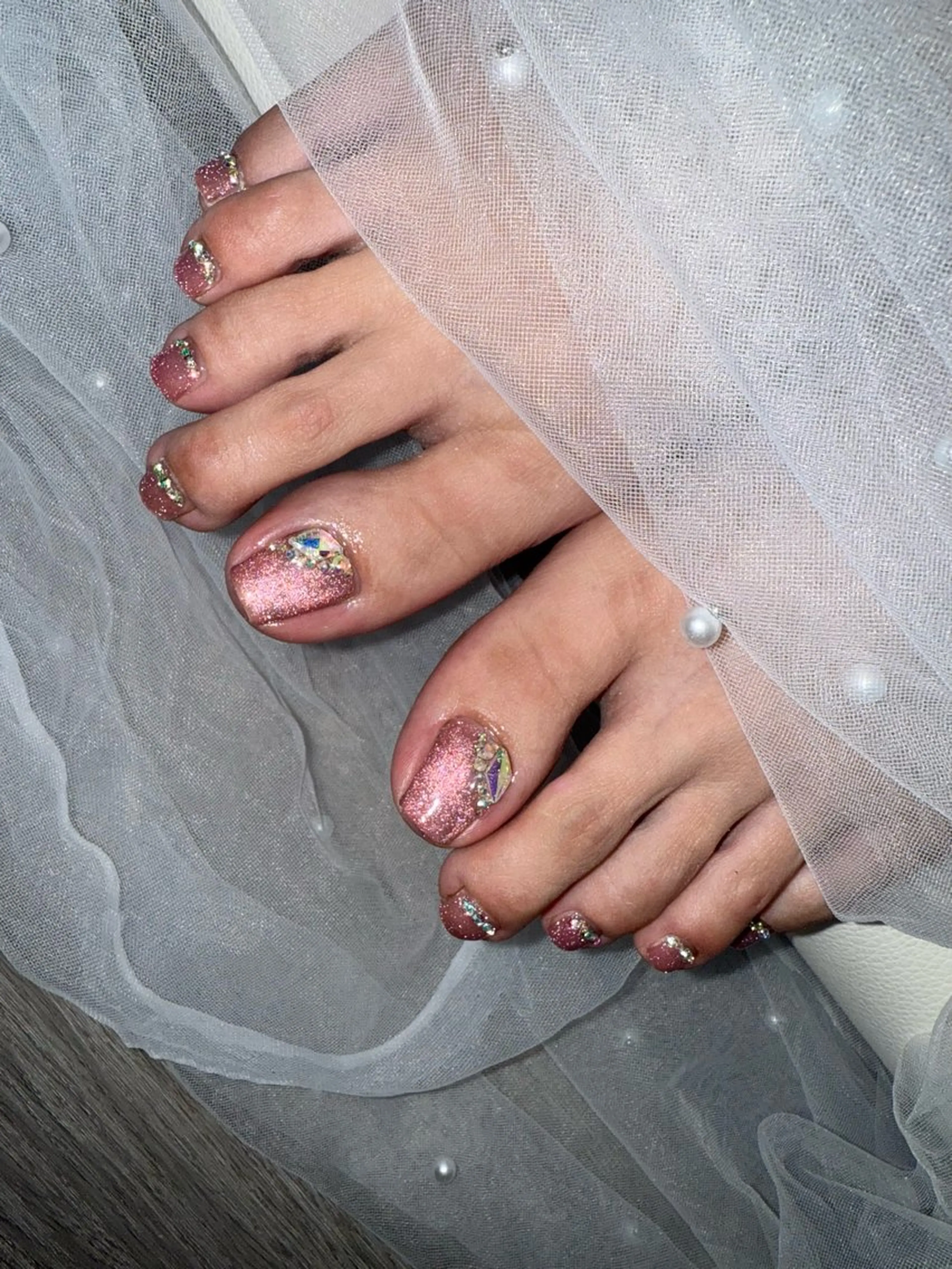 ネイル 持ち込み フットネイル Raviliss ♡のネイルデザイン