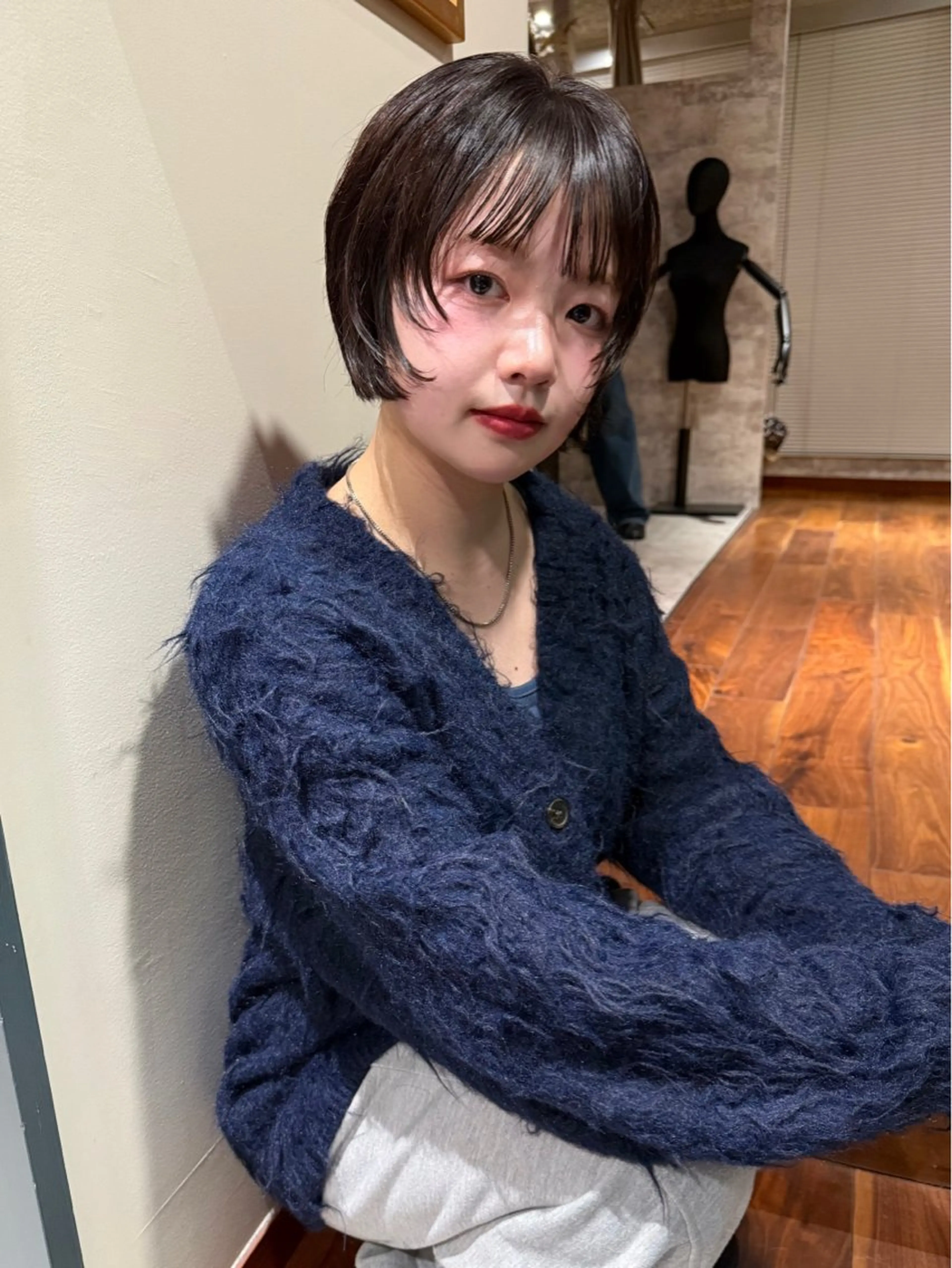 ショート カラー 透明感カラー カット ヘアカラー トリートメント mai / linoah˚✧のヘアスタイル