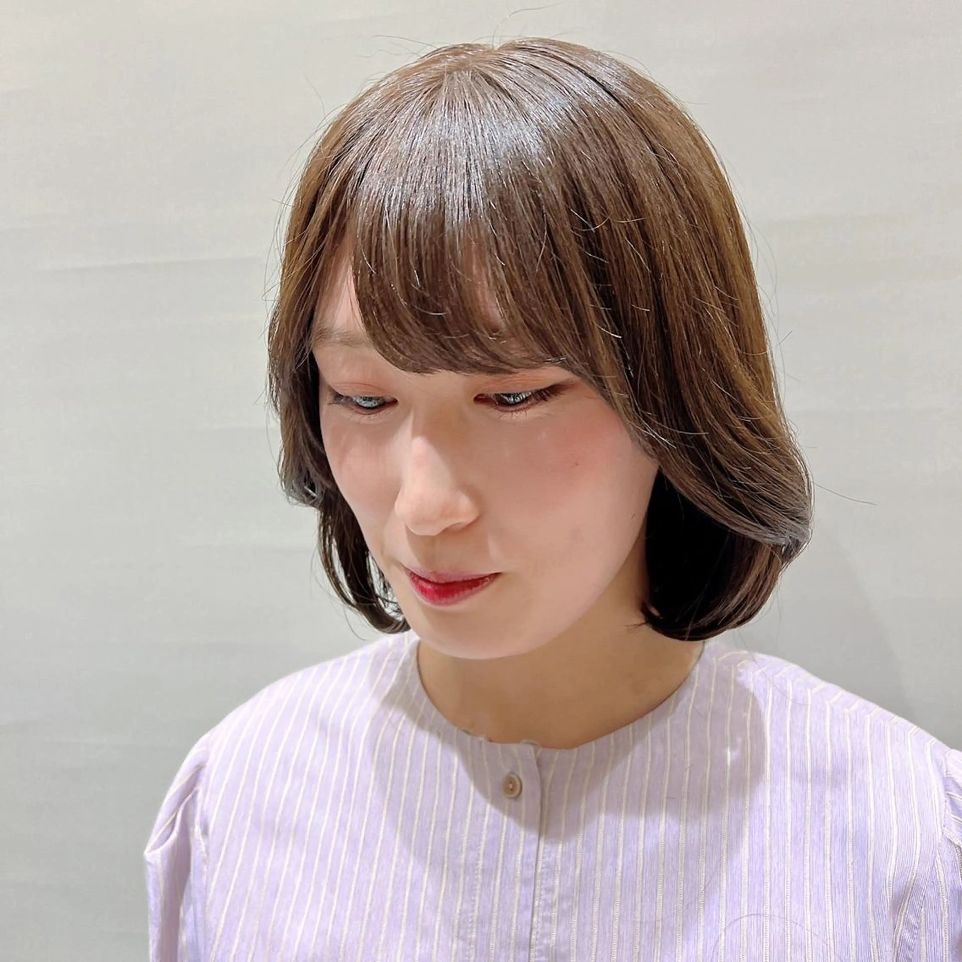 ミディアム GO TODAY シェアサロン 銀座Arc店所属・デジタルパーマ🫧 韓国風ヘア🫧サクラのヘアスタイル