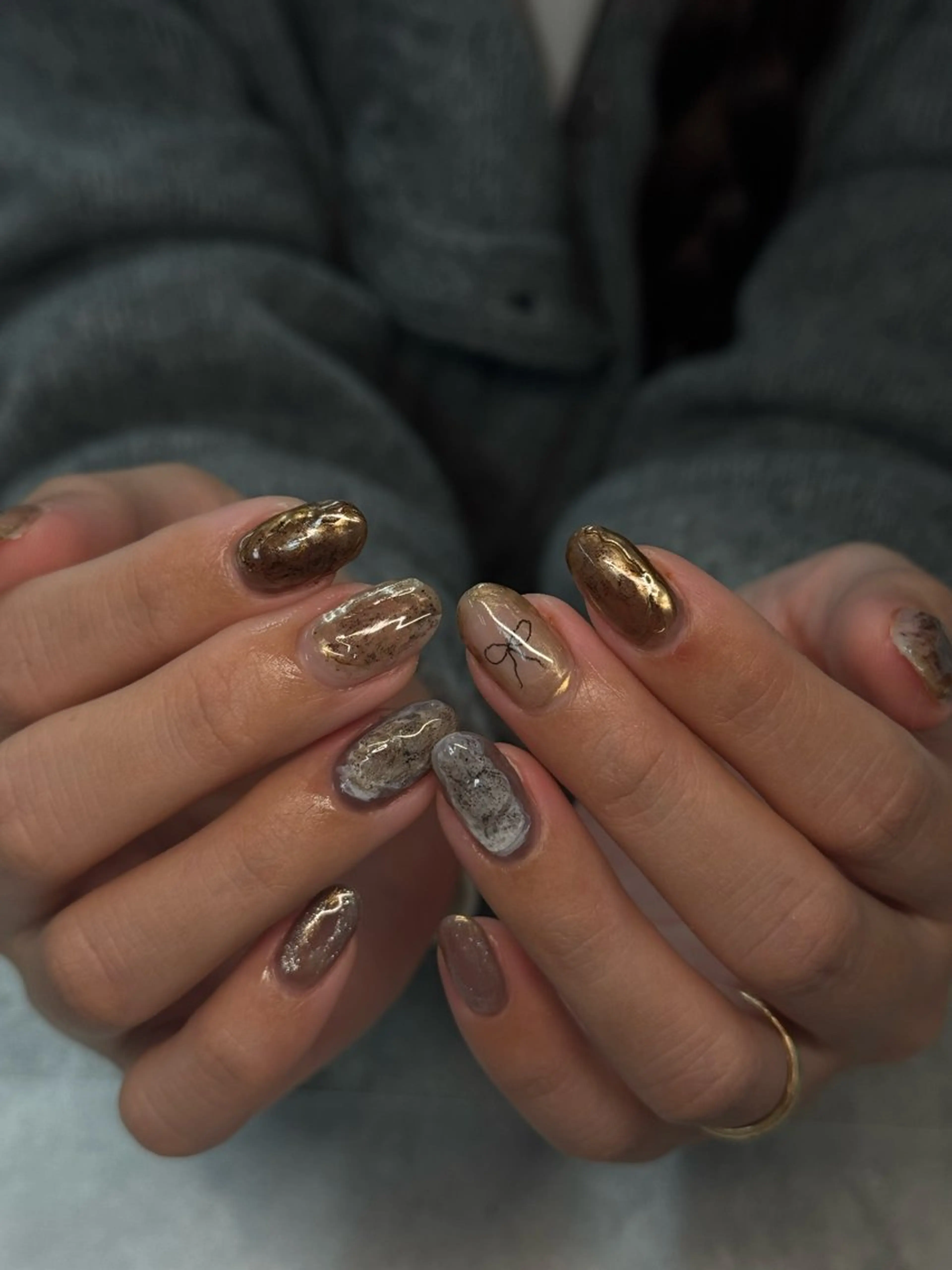 ネイル ハンドネイル Glad nail honokaのネイルデザイン