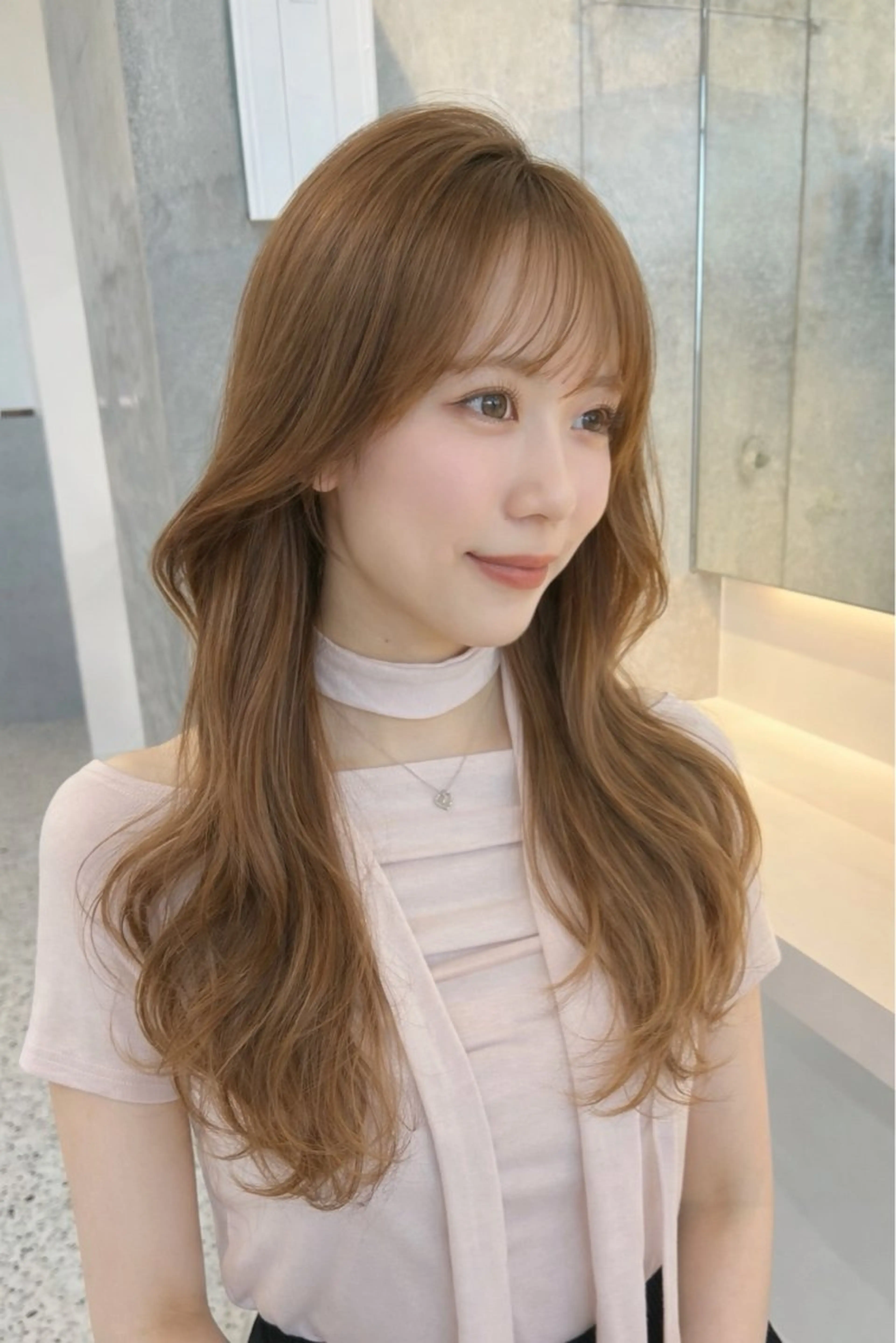 ロング カラー ヘアカラー トリートメント 博多ベージュ 🐻松井傑のヘアスタイル