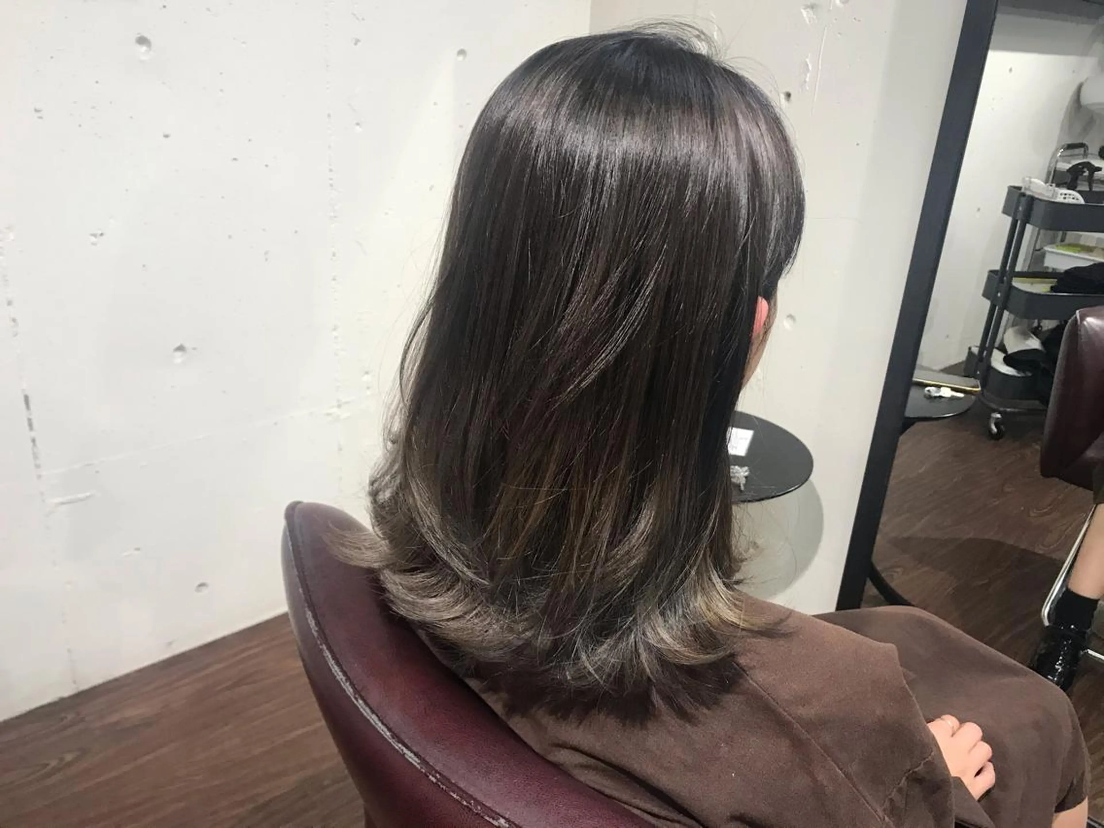 セミロング カラー 松井 美波のマツエク・マツパデザイン