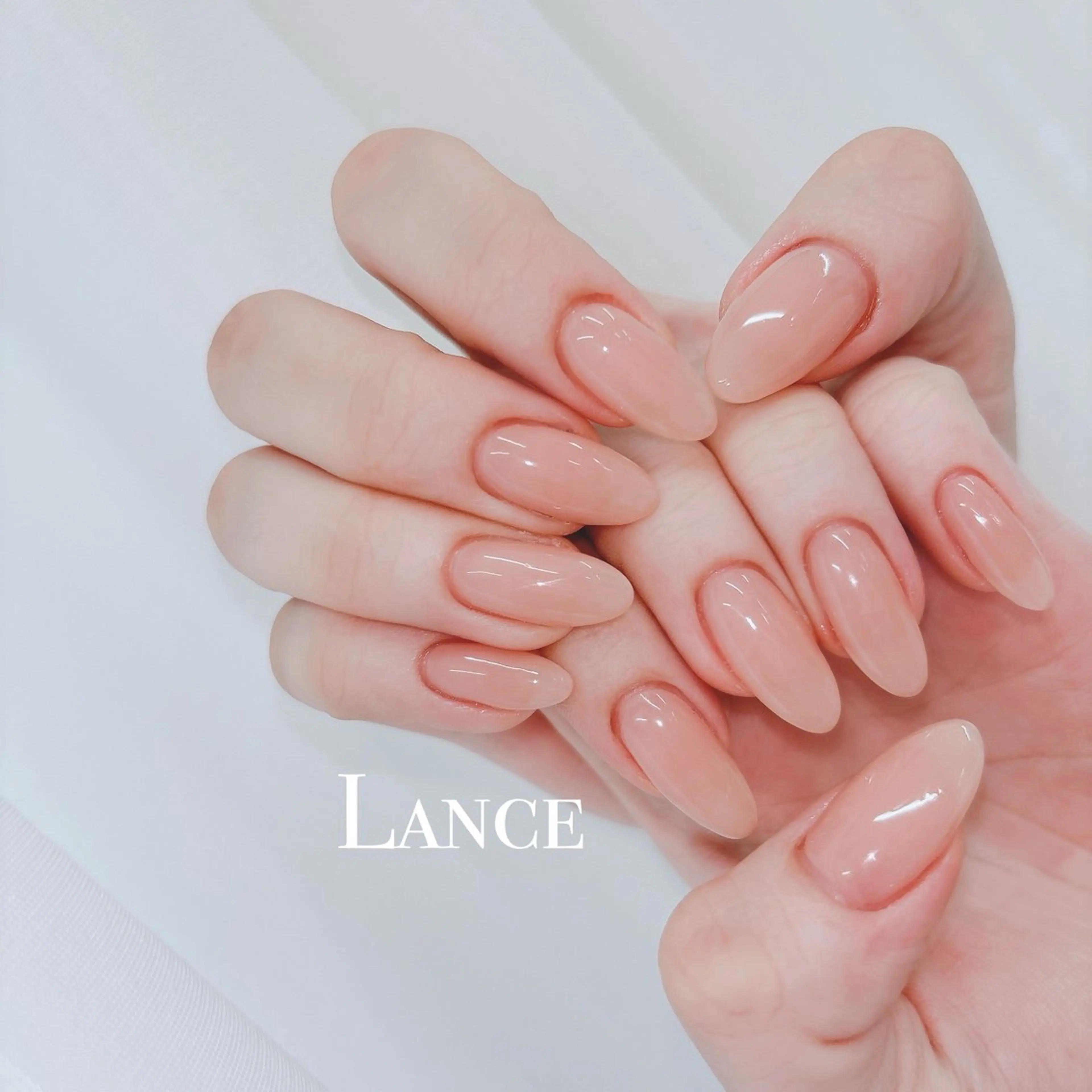 ネイル オーロラネイル ブルー フットネイル 氷ネイル・うるうるネイル キラキラネイル ハンドネイル Lance nailのネイルデザイン