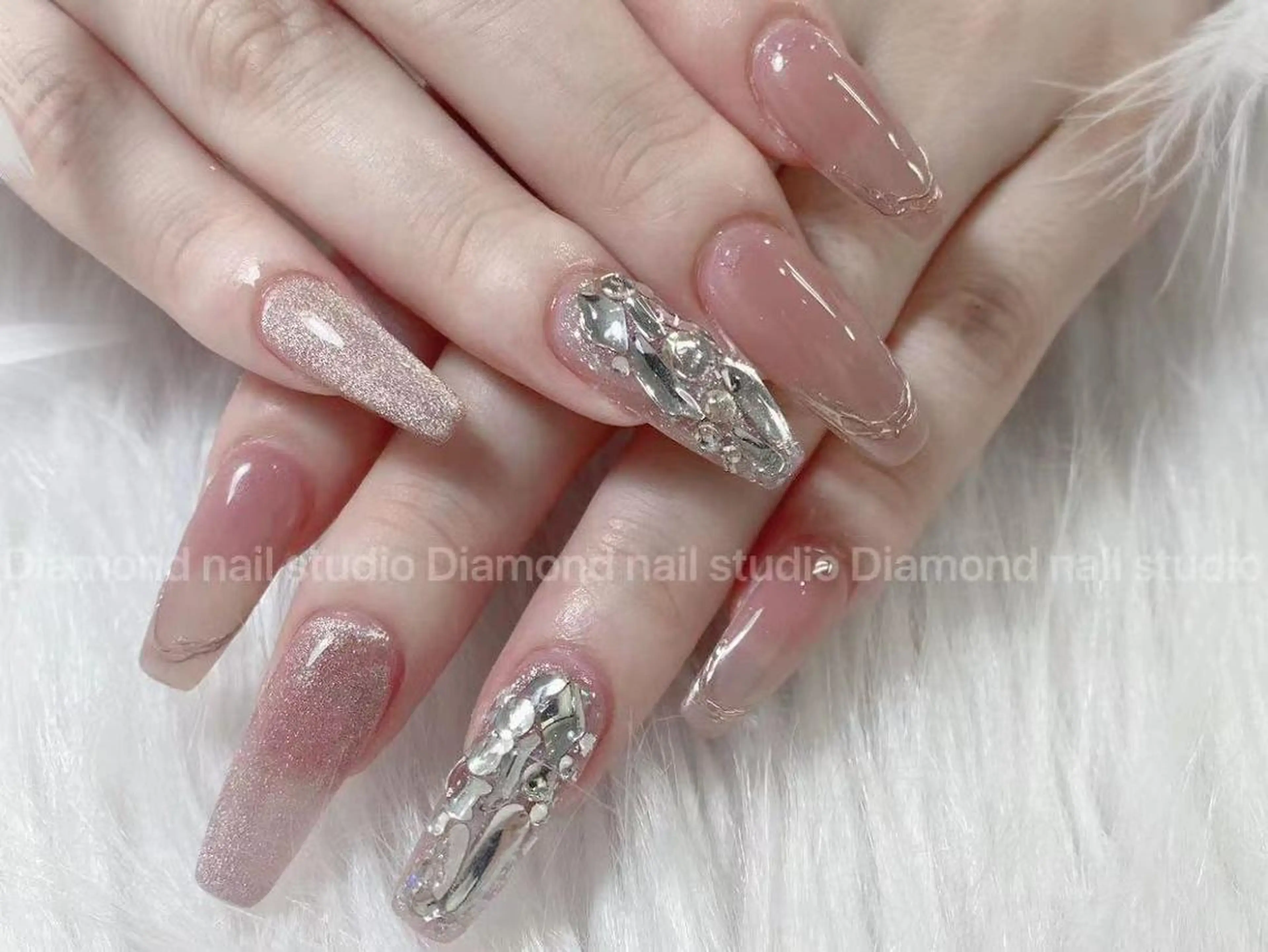 ネイル ハンドネイル ハンドケア Diamond 🚢のネイルデザイン