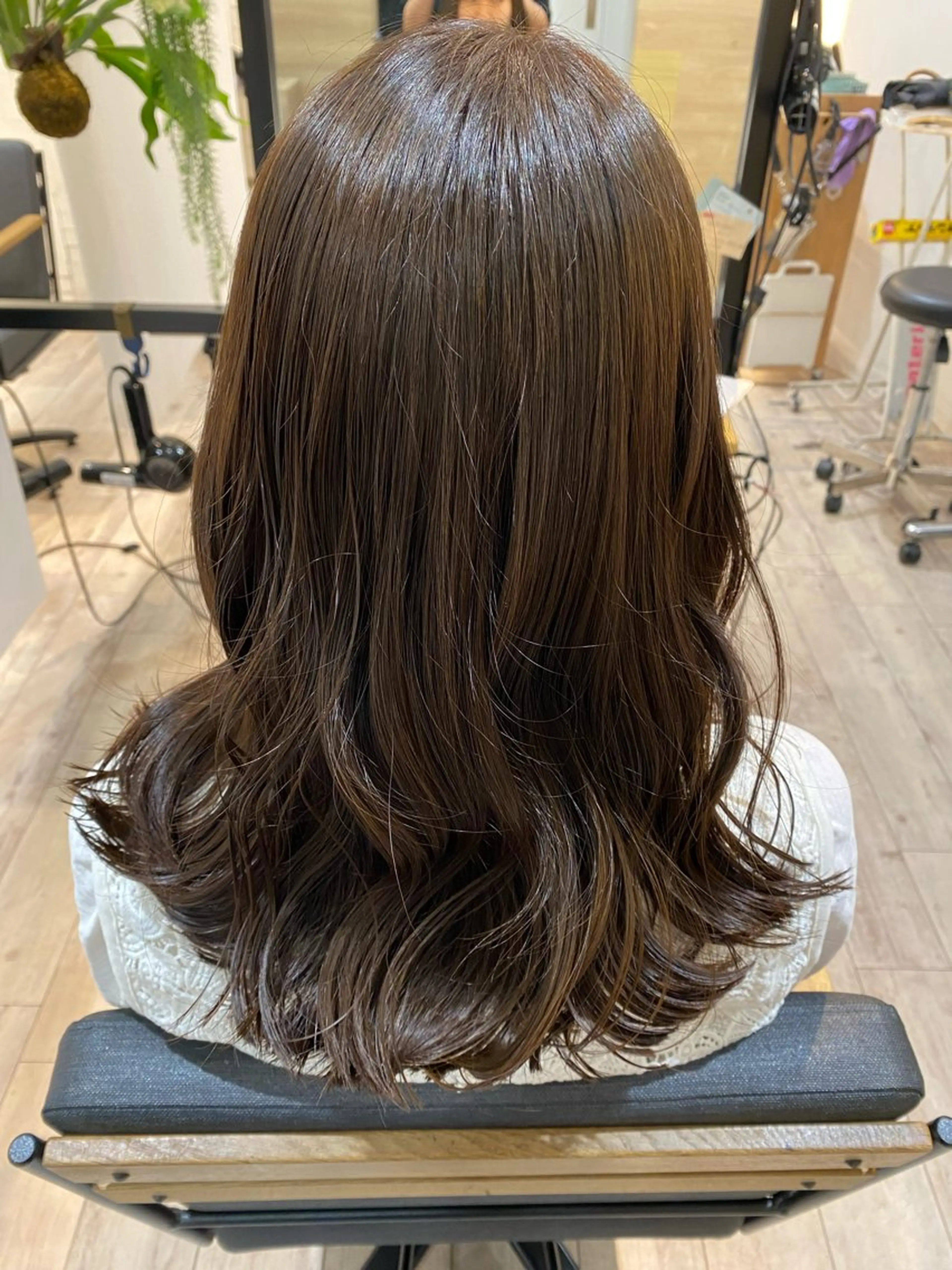 ロング カラー h Blanche 丸山 稚葉のヘアスタイル