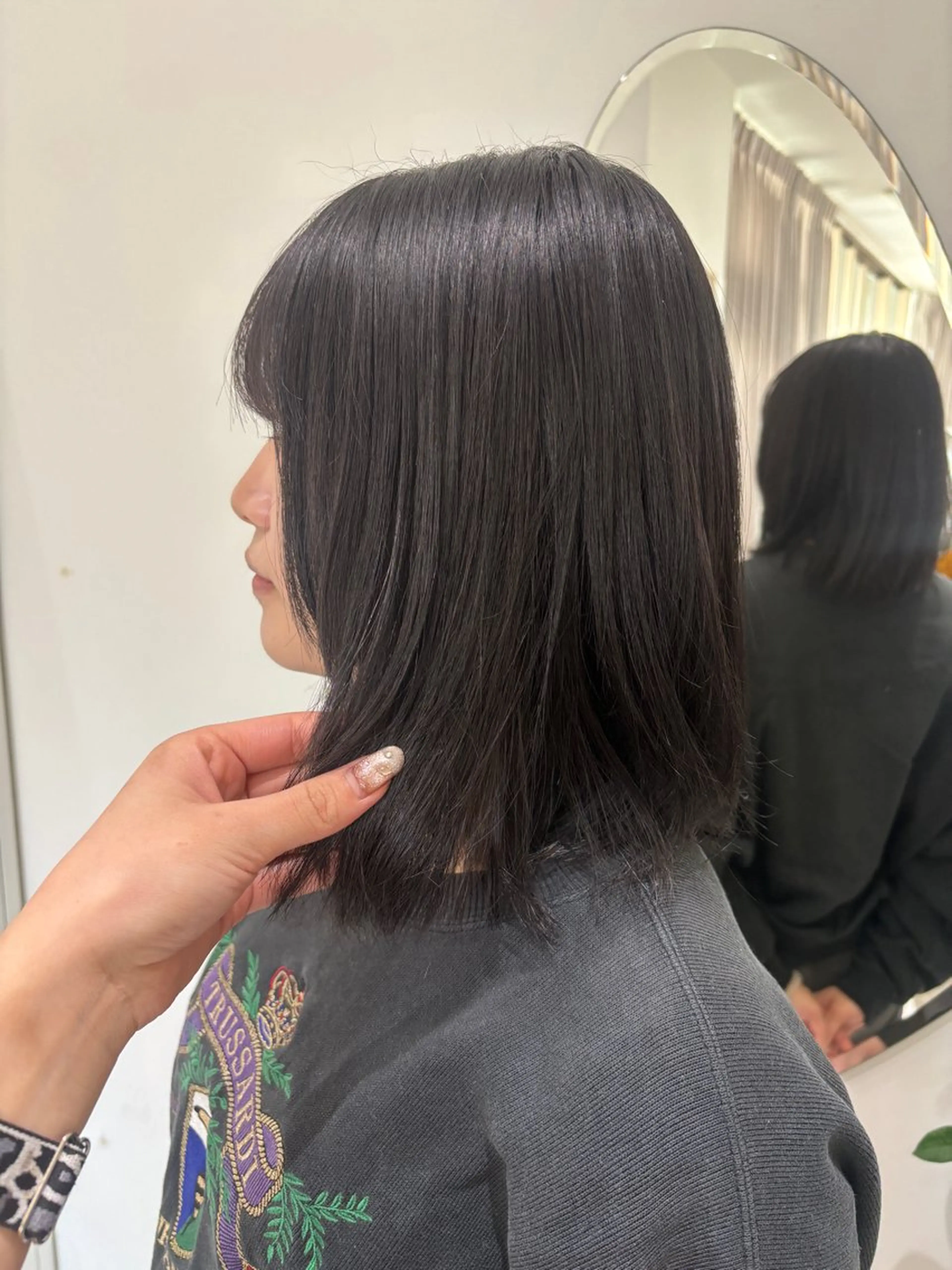 ミディアム ヘアカラー Zina天神/ nozomiのヘアスタイル