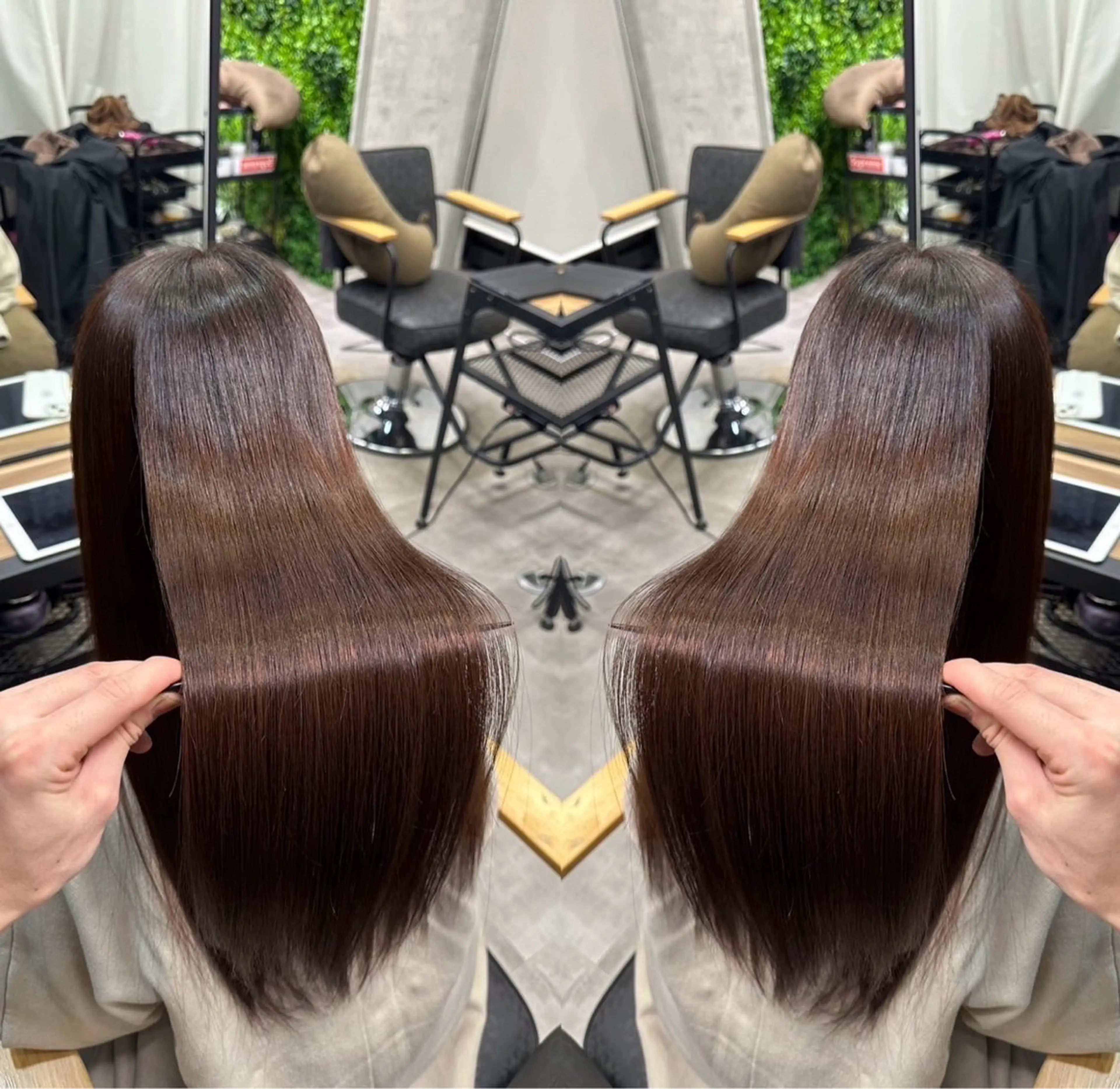 ロング 縮毛矯正 トリートメント RAF TOKYO 2nd所属・美髪矯正/髪質改善/ ヒロムのヘアスタイル