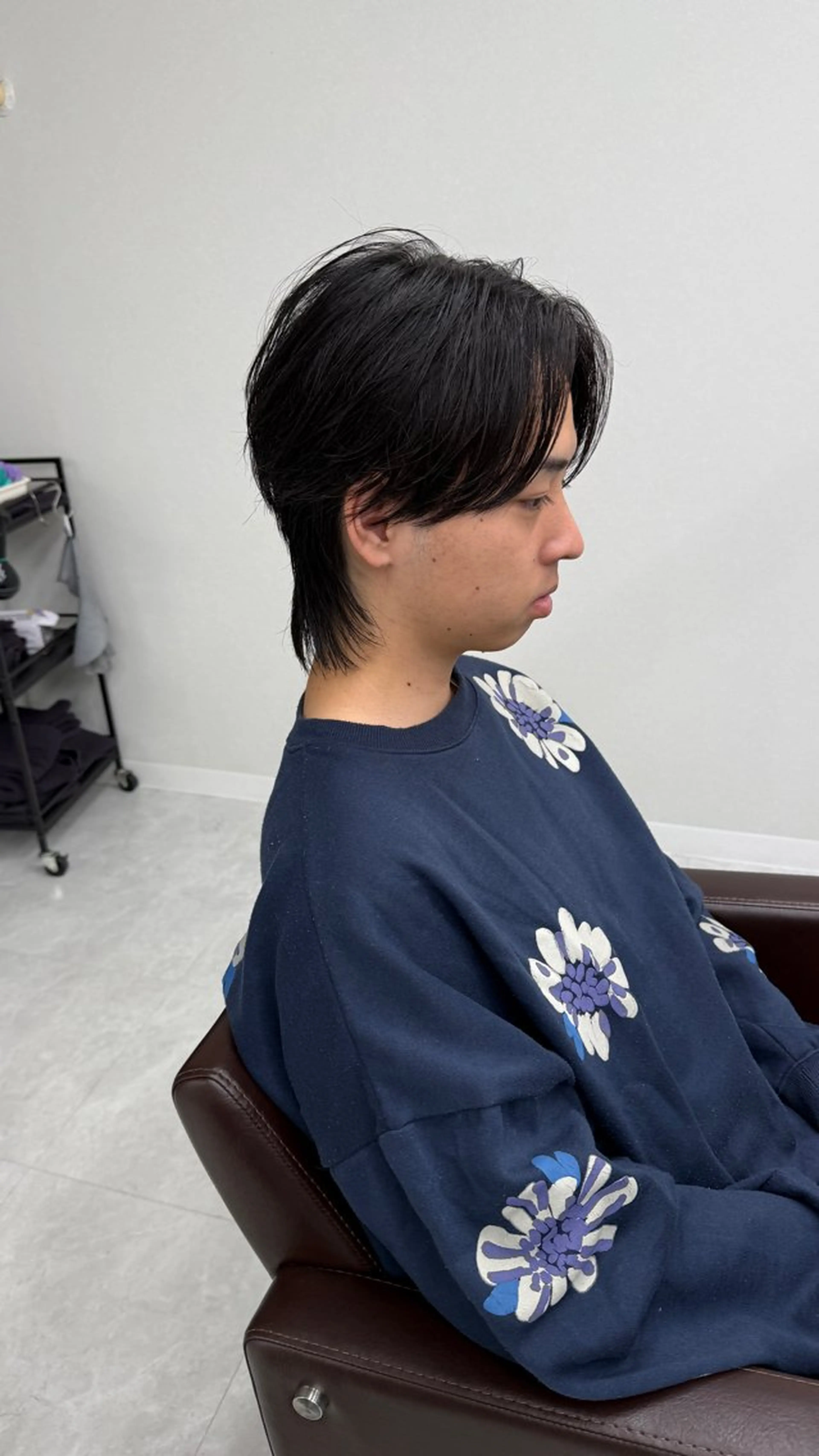 パーマ メンズ カット パーマ ニュアンス/フェザー /ウルフ/伶馬のヘアスタイル