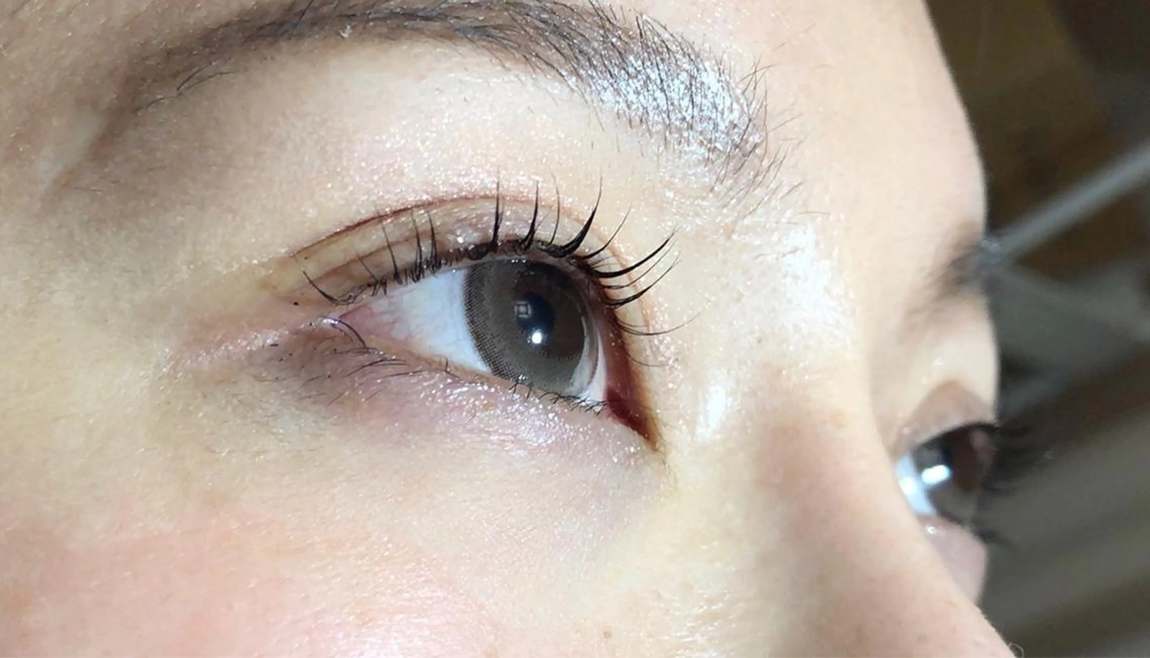 パーマ Q-LEA  まつエク まつ毛パーマ 四条大宮所属・Q-LEA 四条大宮 クリアのマツエク・マツパデザイン