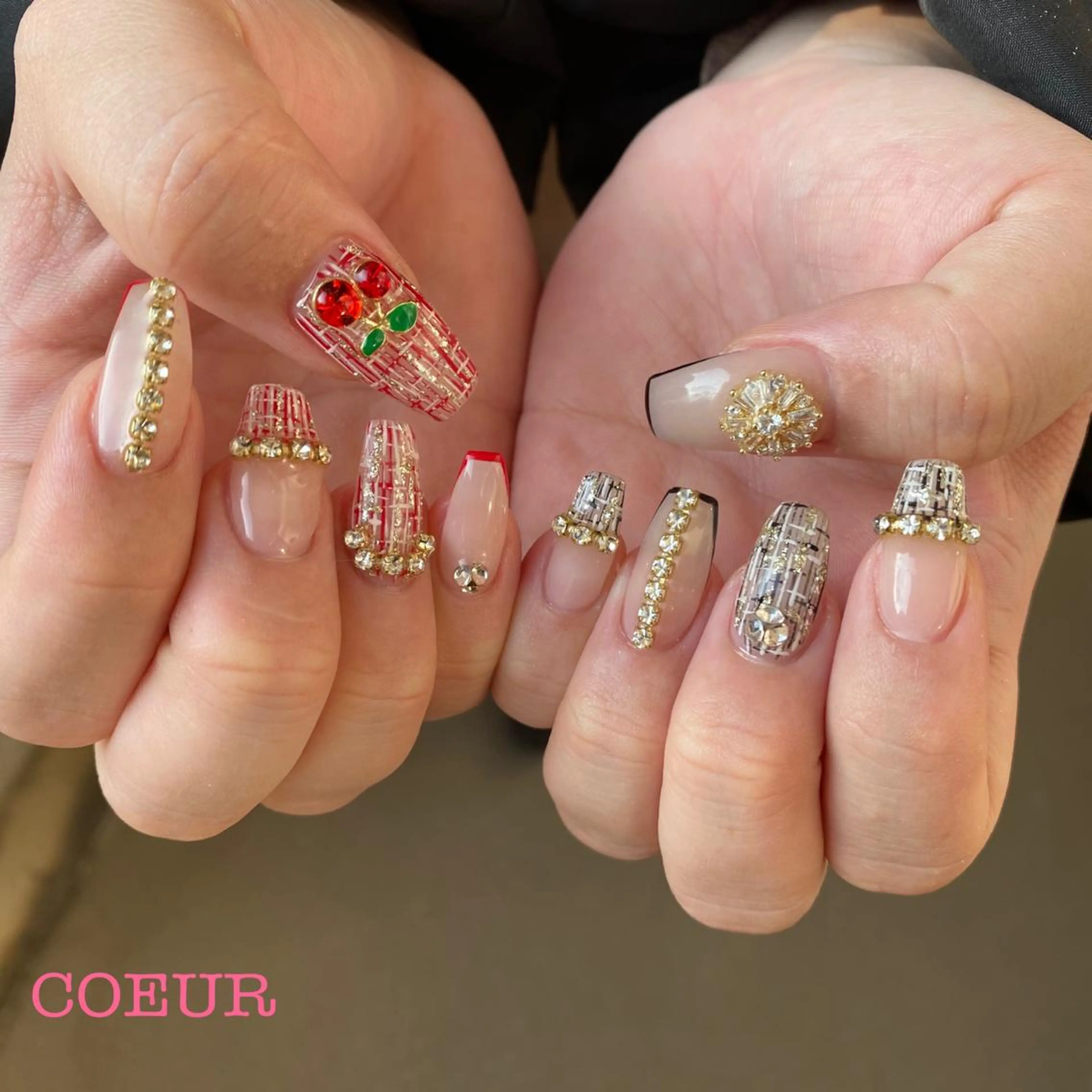 ネイル ハンドネイル COEUR✴︎ yukikaのネイルデザイン
