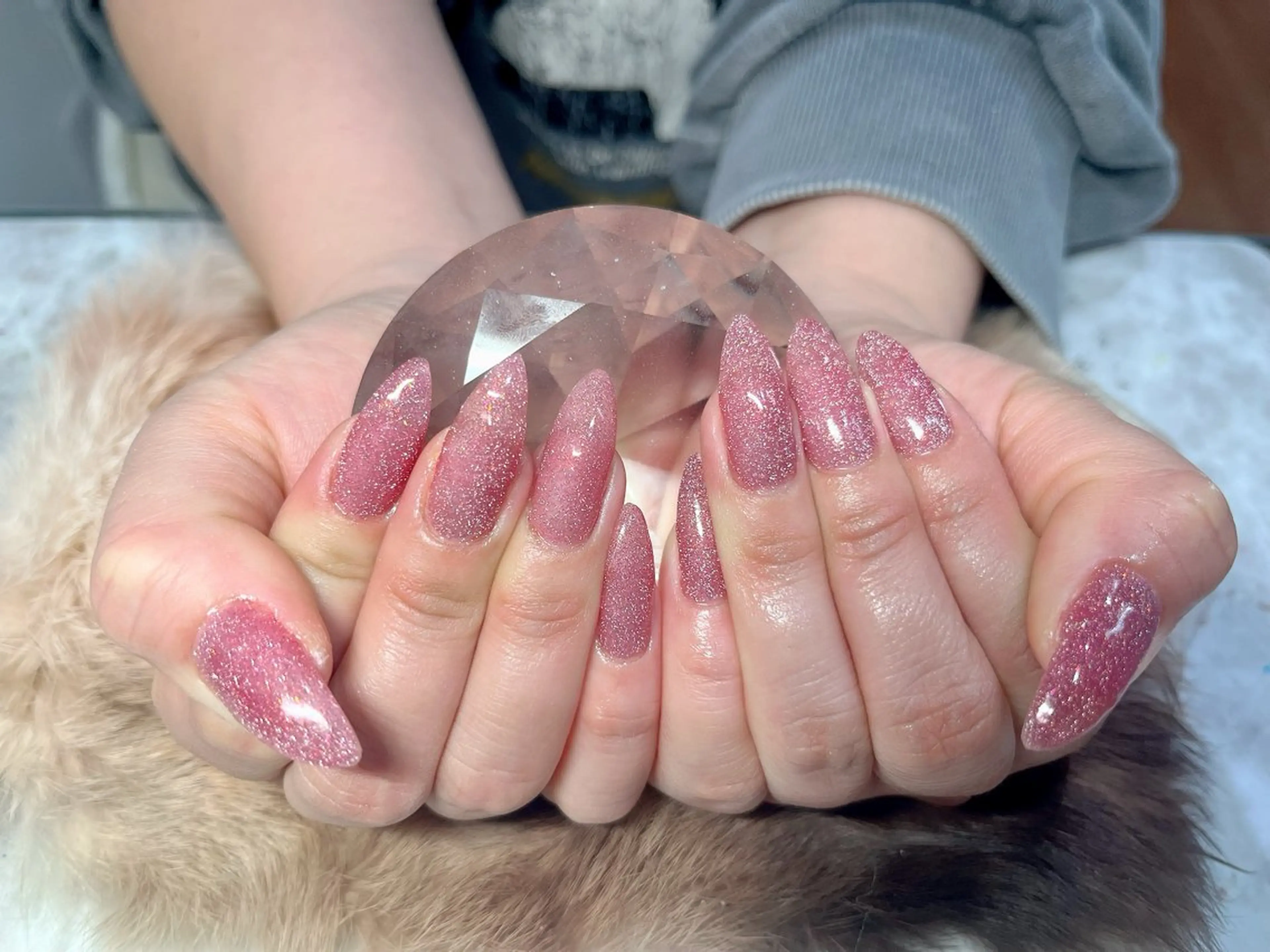 ネイル フラッシュネイル マグネットネイル ハンドネイル Nail ecxia ／Reikaのネイルデザイン