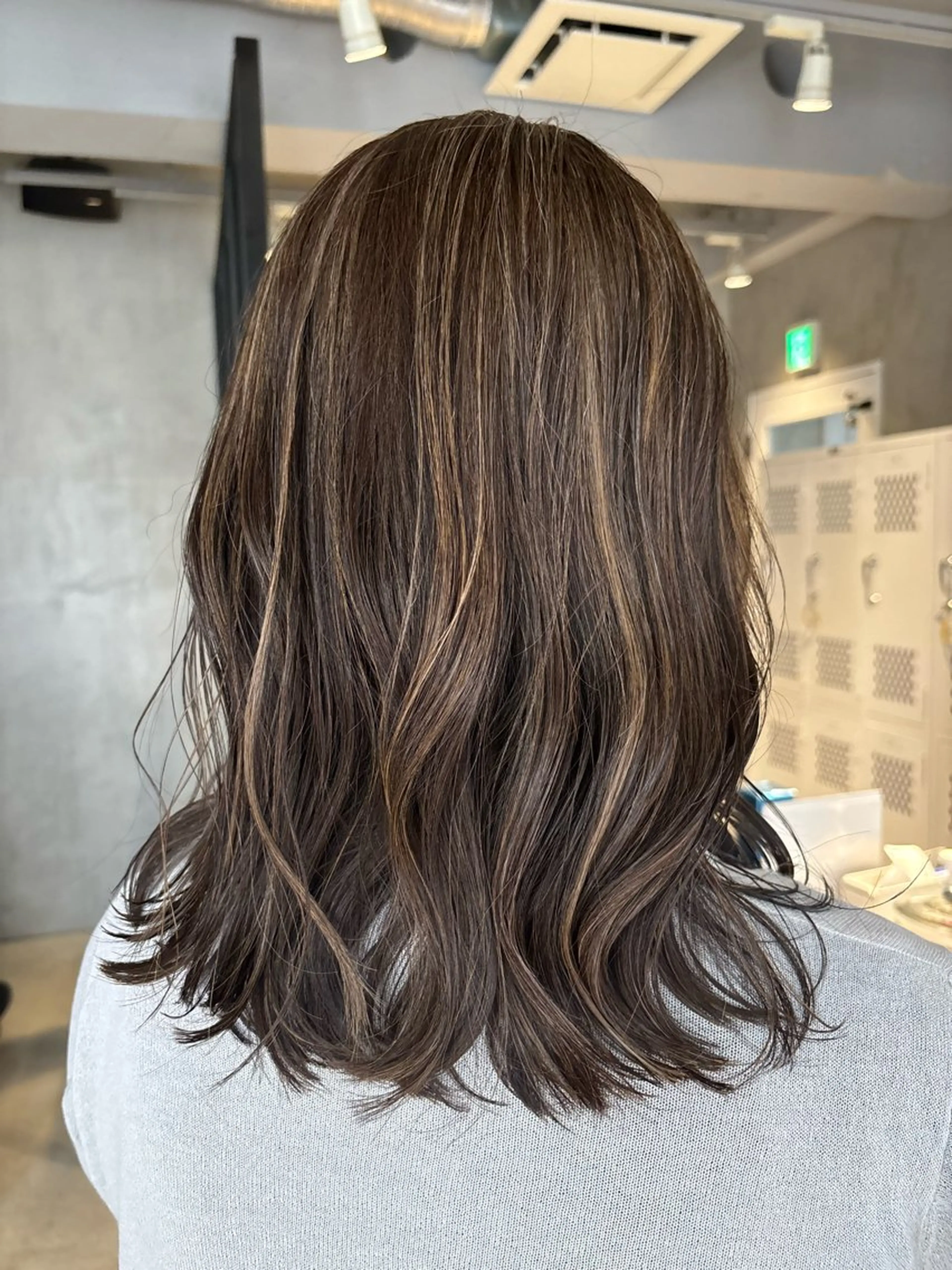 セミロング カラー ヘアカラー elima 調布所属・ちせ/ 透明感カラー /調布˚ 🦢₊✧のヘアスタイル