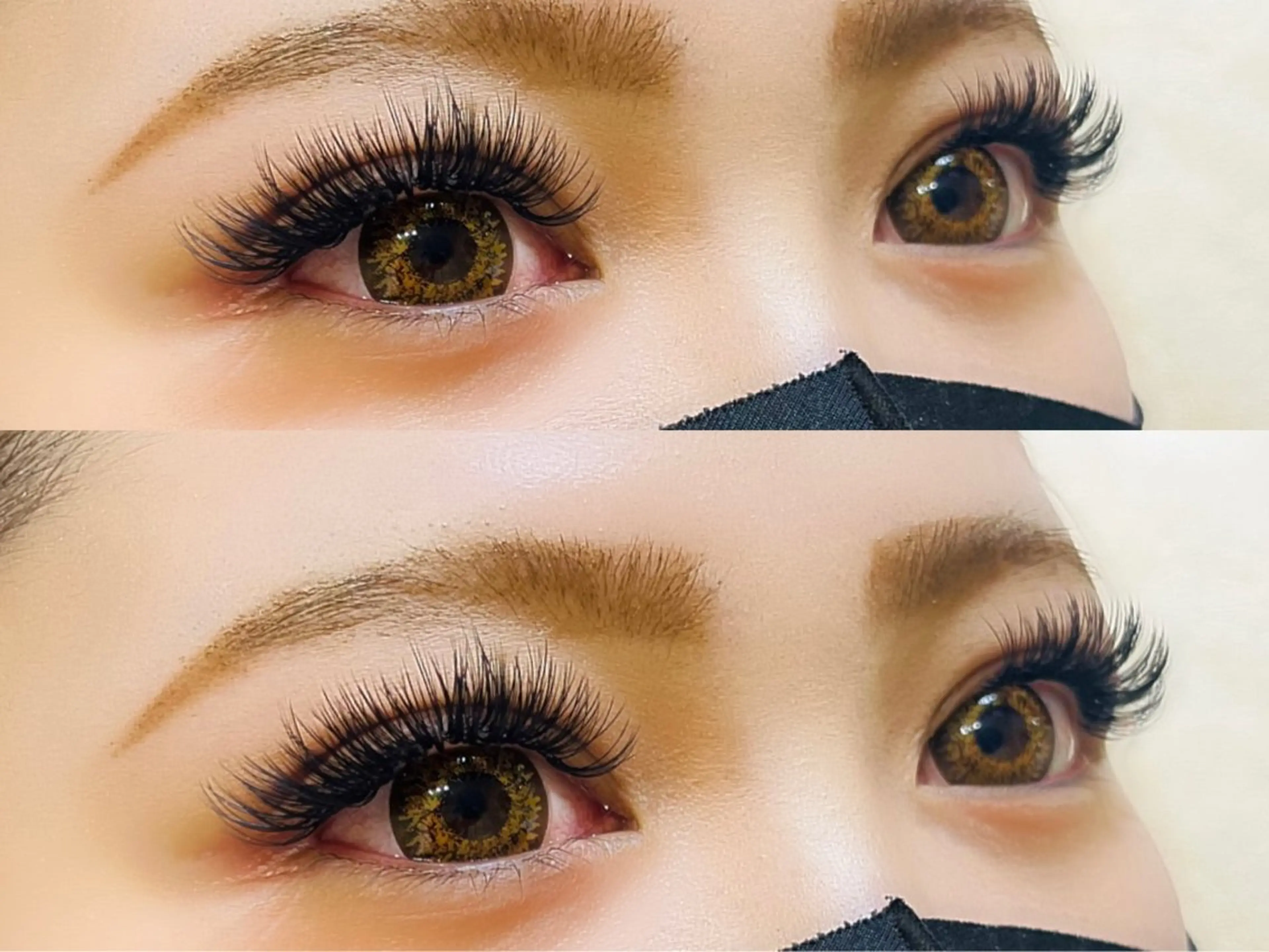 マツエク・マツパ 付け放題 バインドロック フラットラッシュ パリジェンヌラッシュリフト まつげパーマ マツエク オーロラ所属・AURORA RINAのマツエク・マツパデザイン