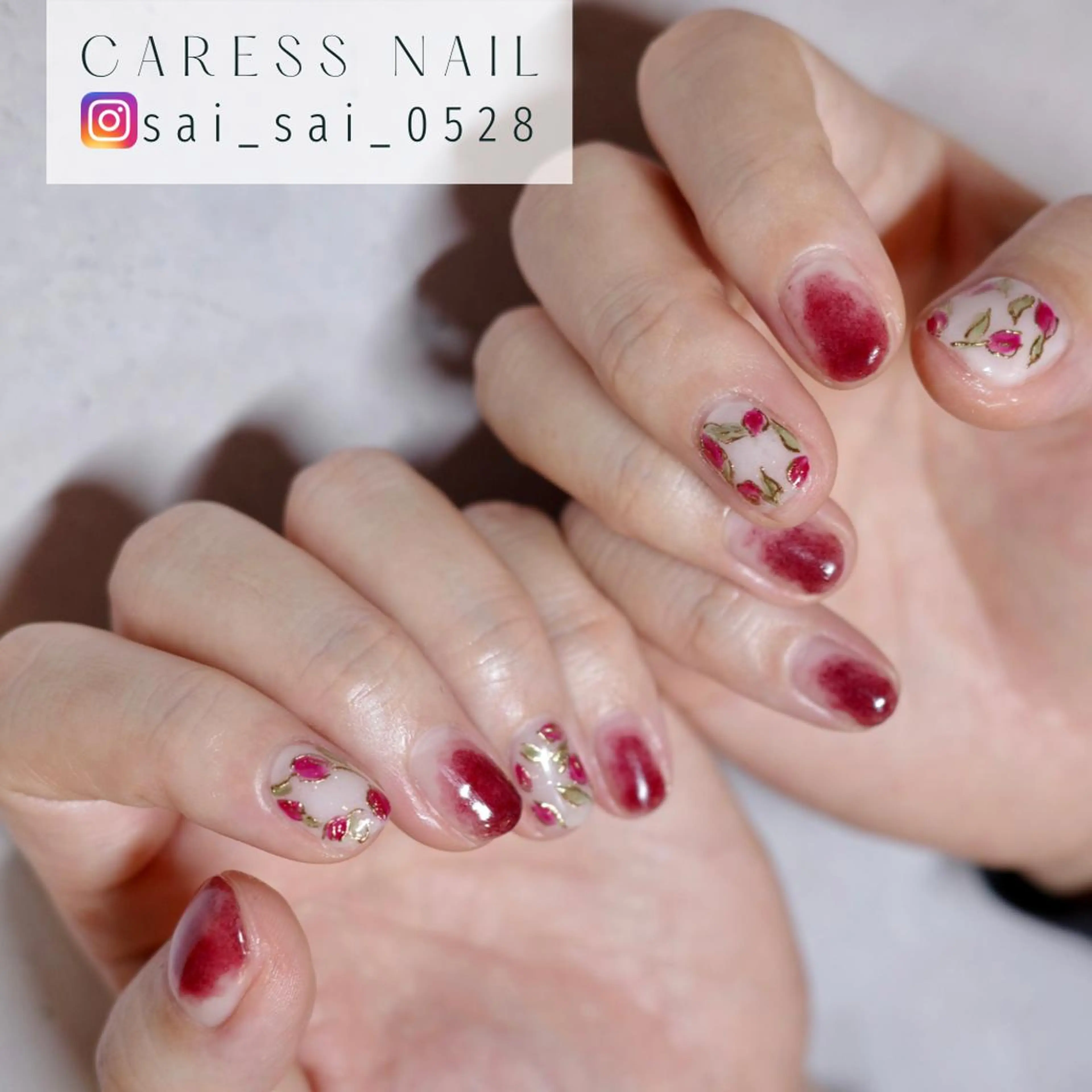 ネイル caress nail カレスネイル 代々木上原所属・カレスネイル さいのネイルデザイン