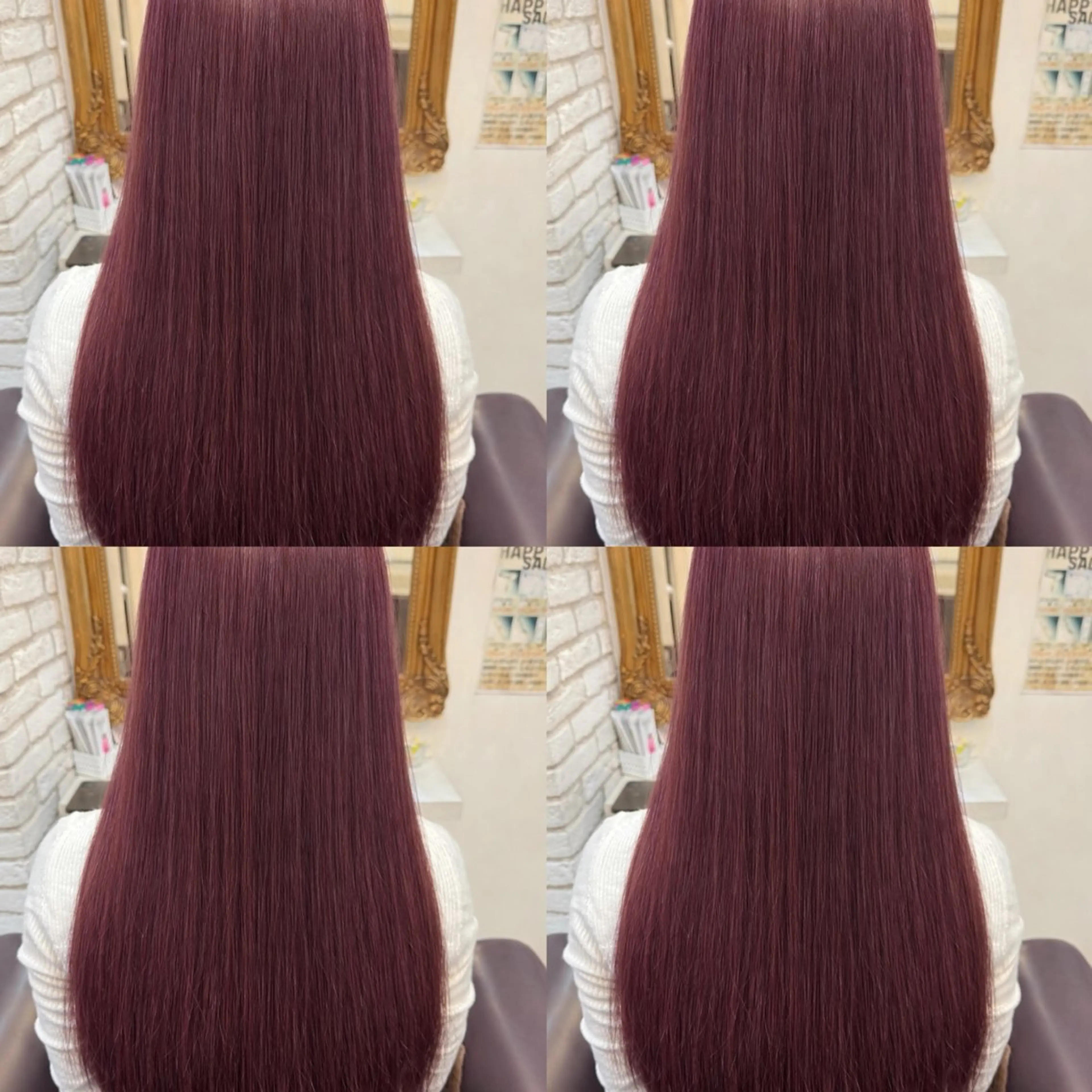 【人気No2🩰🦢✨】1カラー+Aujua3stepTR+超音波アイロン+お仕上げset付き✨【髪質改善】の写真