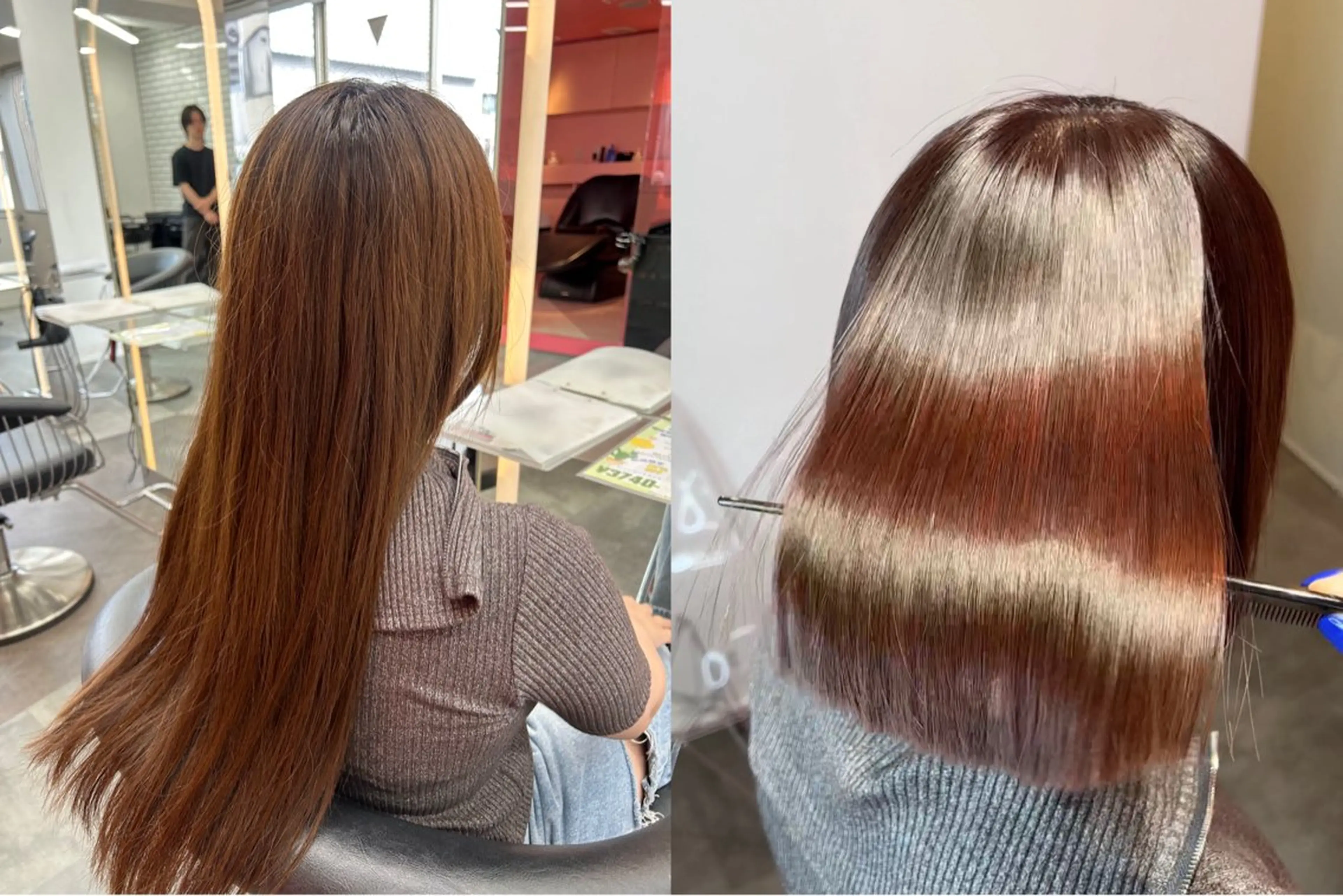 ショート カット 縮毛矯正 トリートメント 莉乃/縮毛矯正/髪質 改善/艶カラーのヘアスタイル