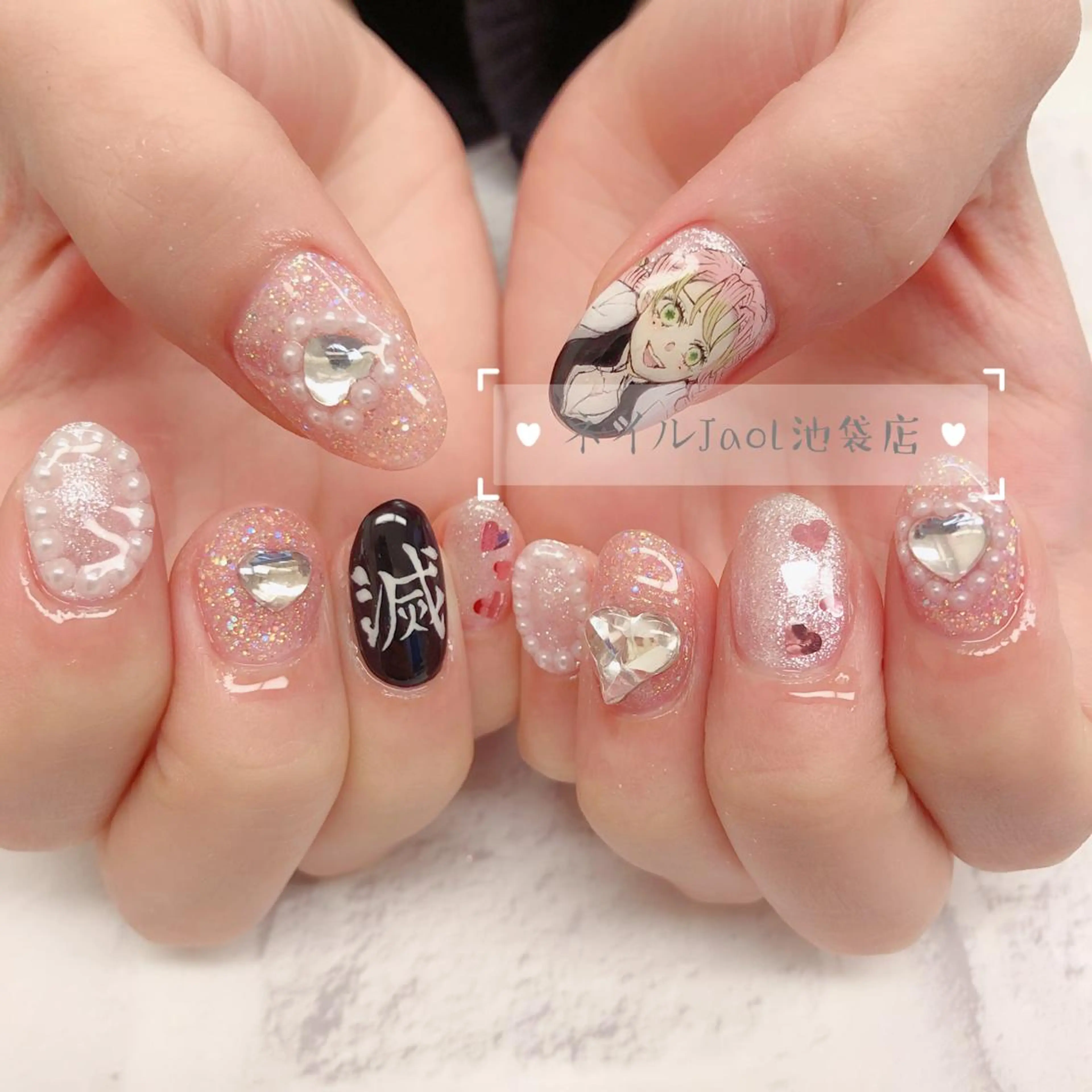ミディアム nail jaol池袋店所属・ネイルJaol 池袋のネイルデザイン
