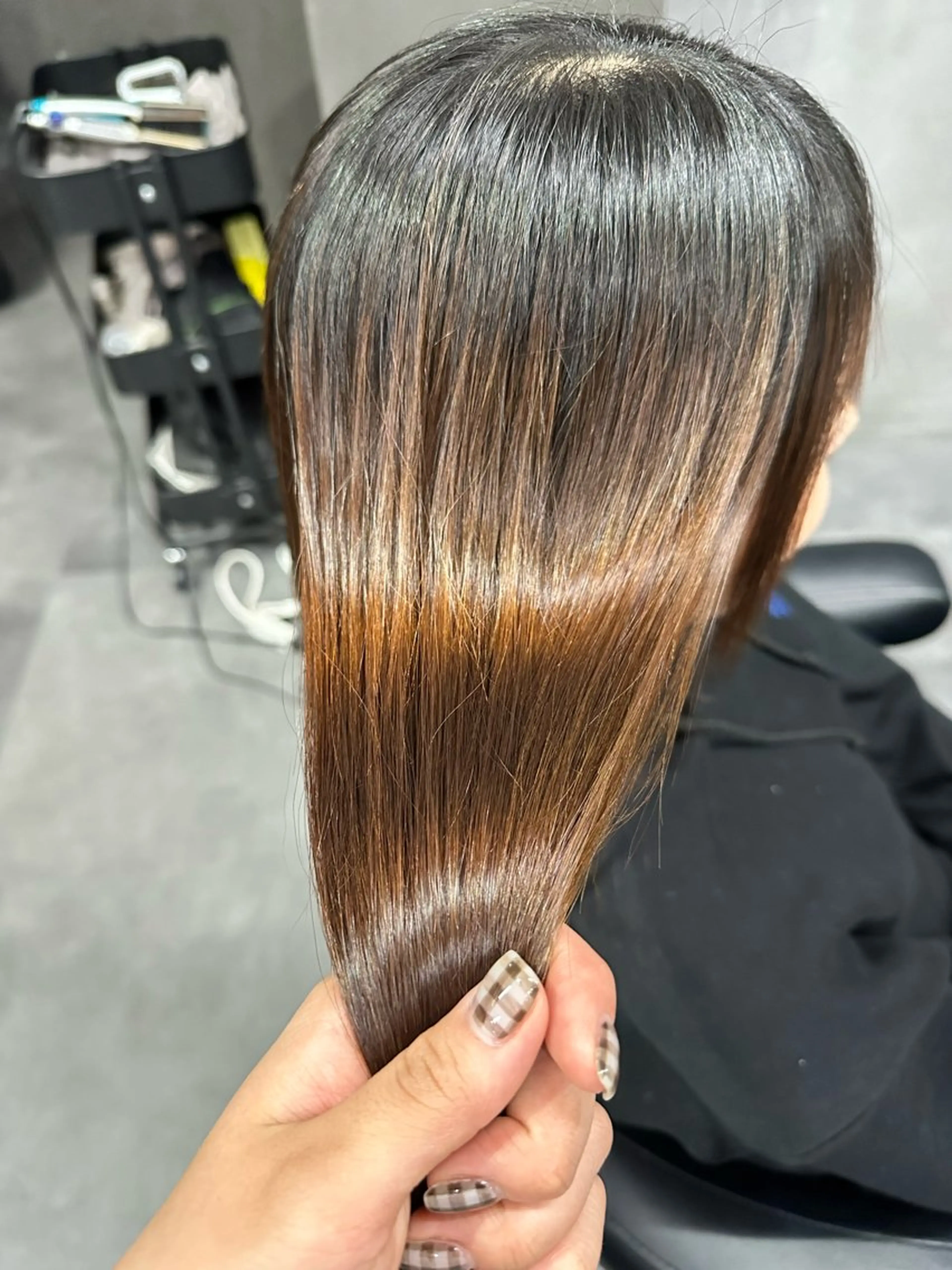 ミディアム パーマ オルソーヘアー所属・mako /カラーモデル募集中のヘアスタイル