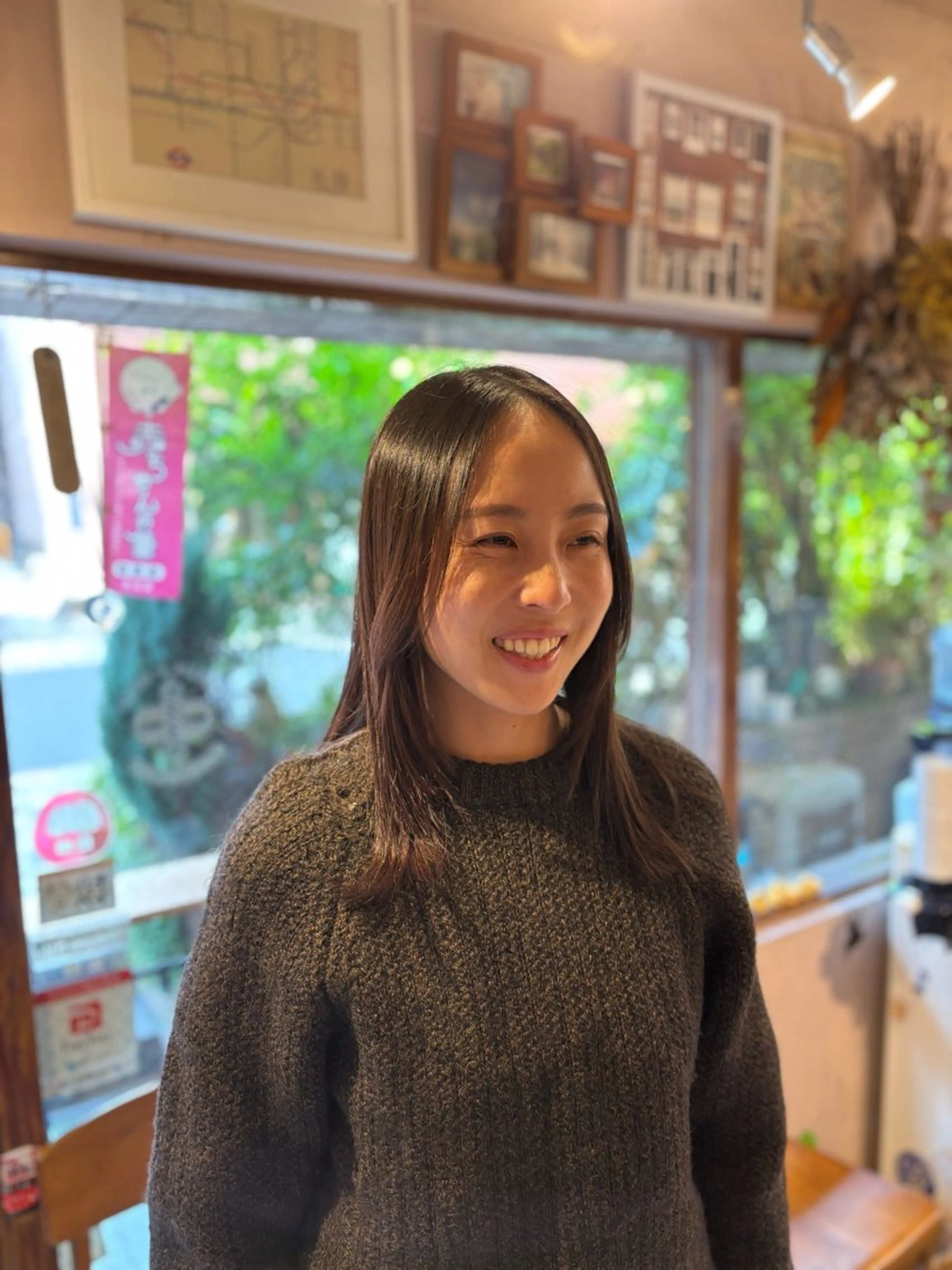 ミディアム 角田リサ /代々木上原のヘアスタイル