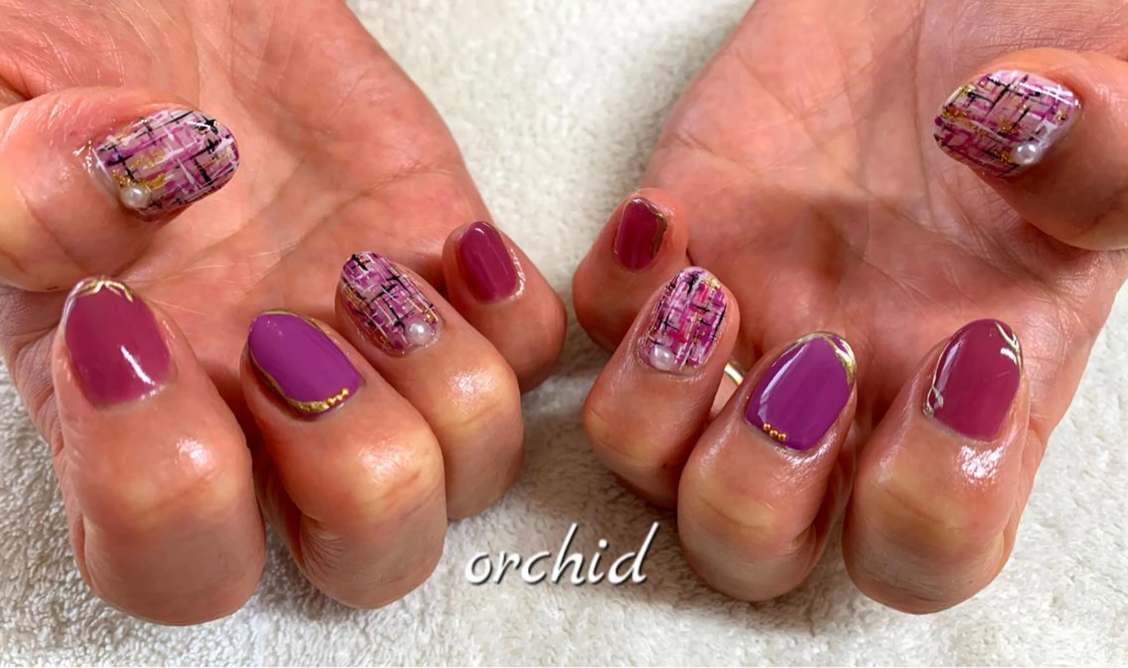 ネイル orchid ♡オーキッドのネイルデザイン