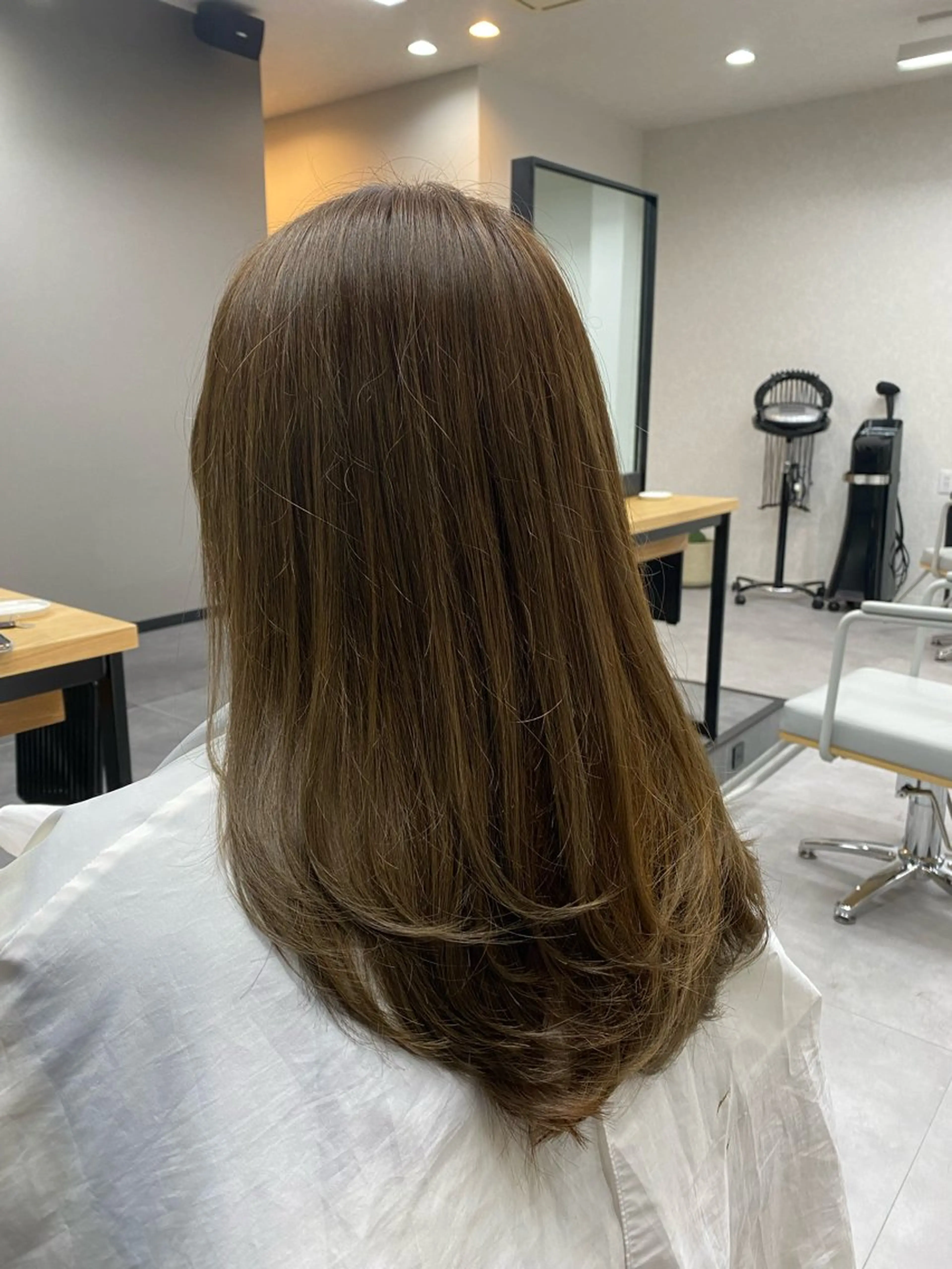 ロング レイヤーカット CIEN white所属・パーマモデル募集中 渥美翔人のヘアスタイル