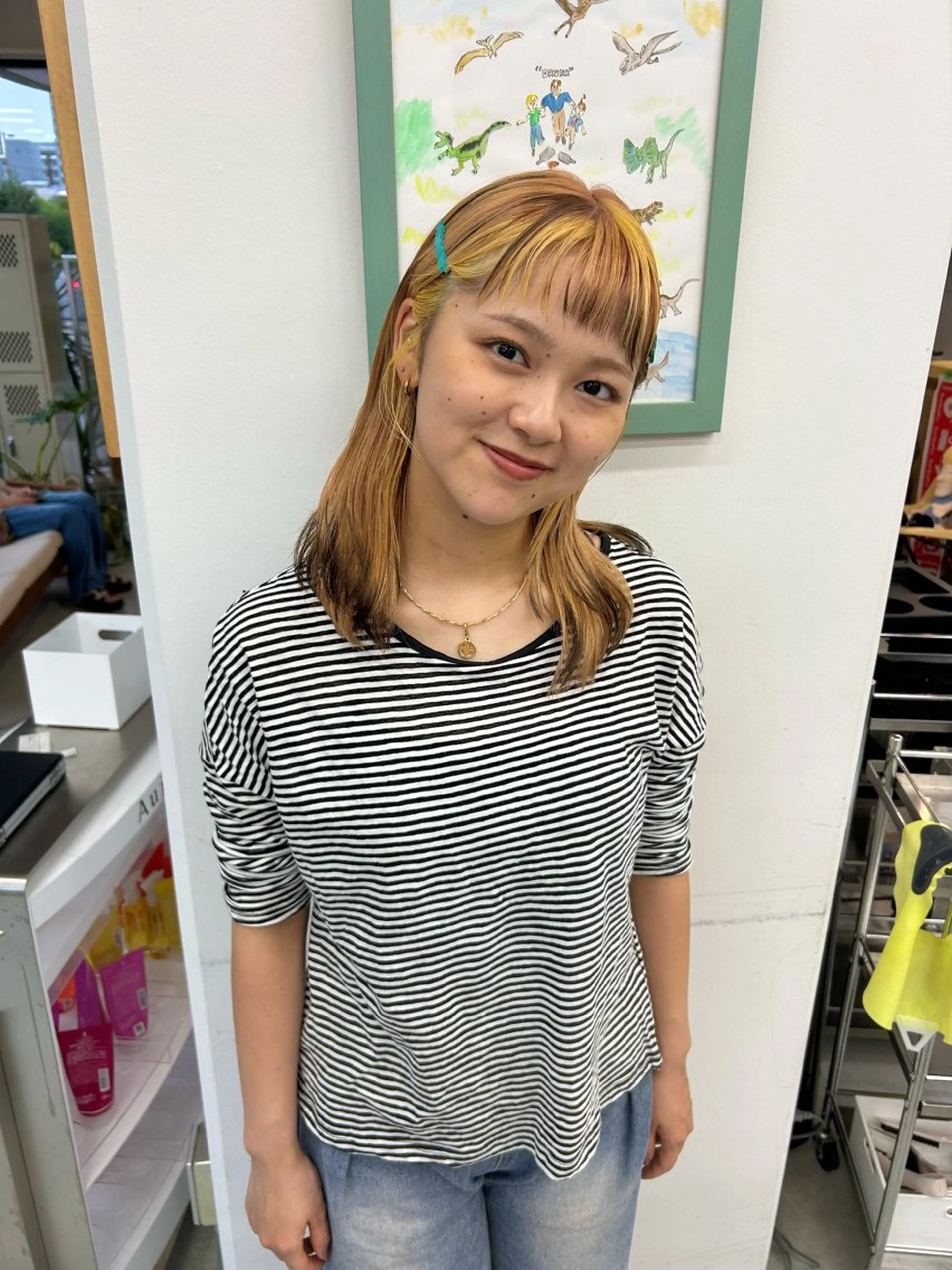 ミディアム 藤原 あかりのヘアスタイル