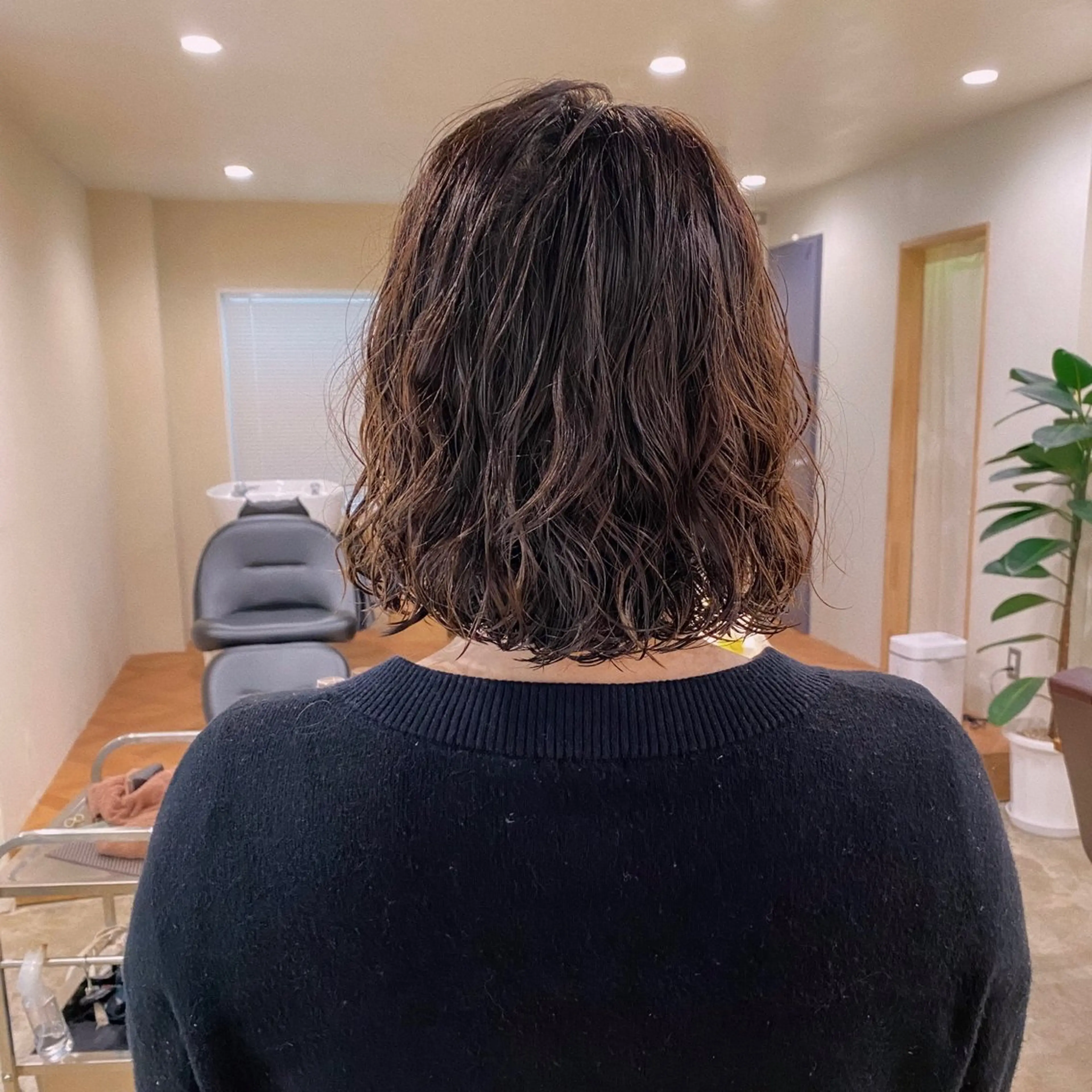 ショート パーマ 縮毛矯正 カット パーマ トリートメント ヘッドスパ 板谷みさき /艶ボブ/藤沢美容室のヘアスタイル