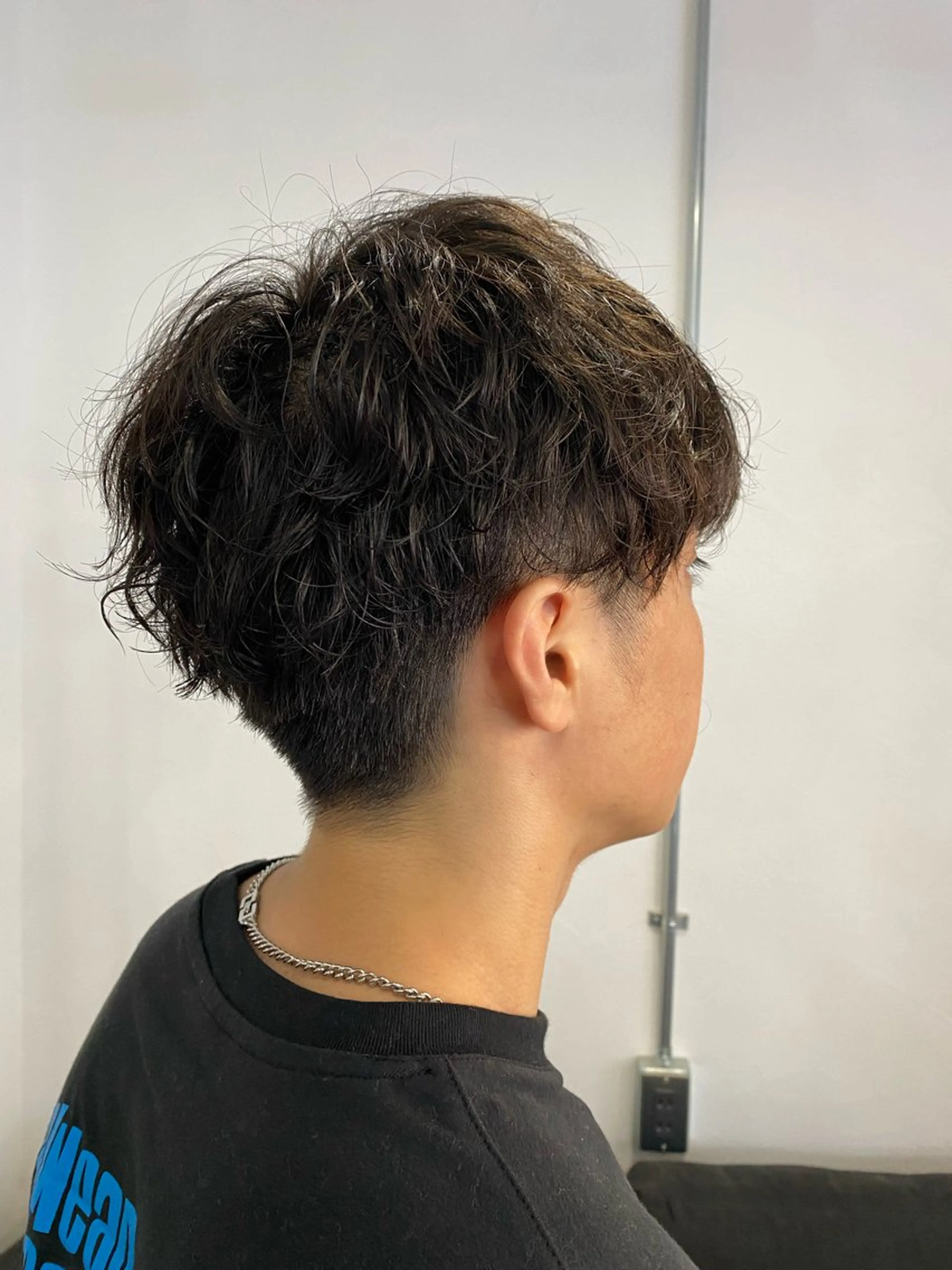 パーマ メンズ メンズパーマ ロアヘアーコーディネート所属・ナチュラルヘア /透明感/長井遥陽のヘアスタイル