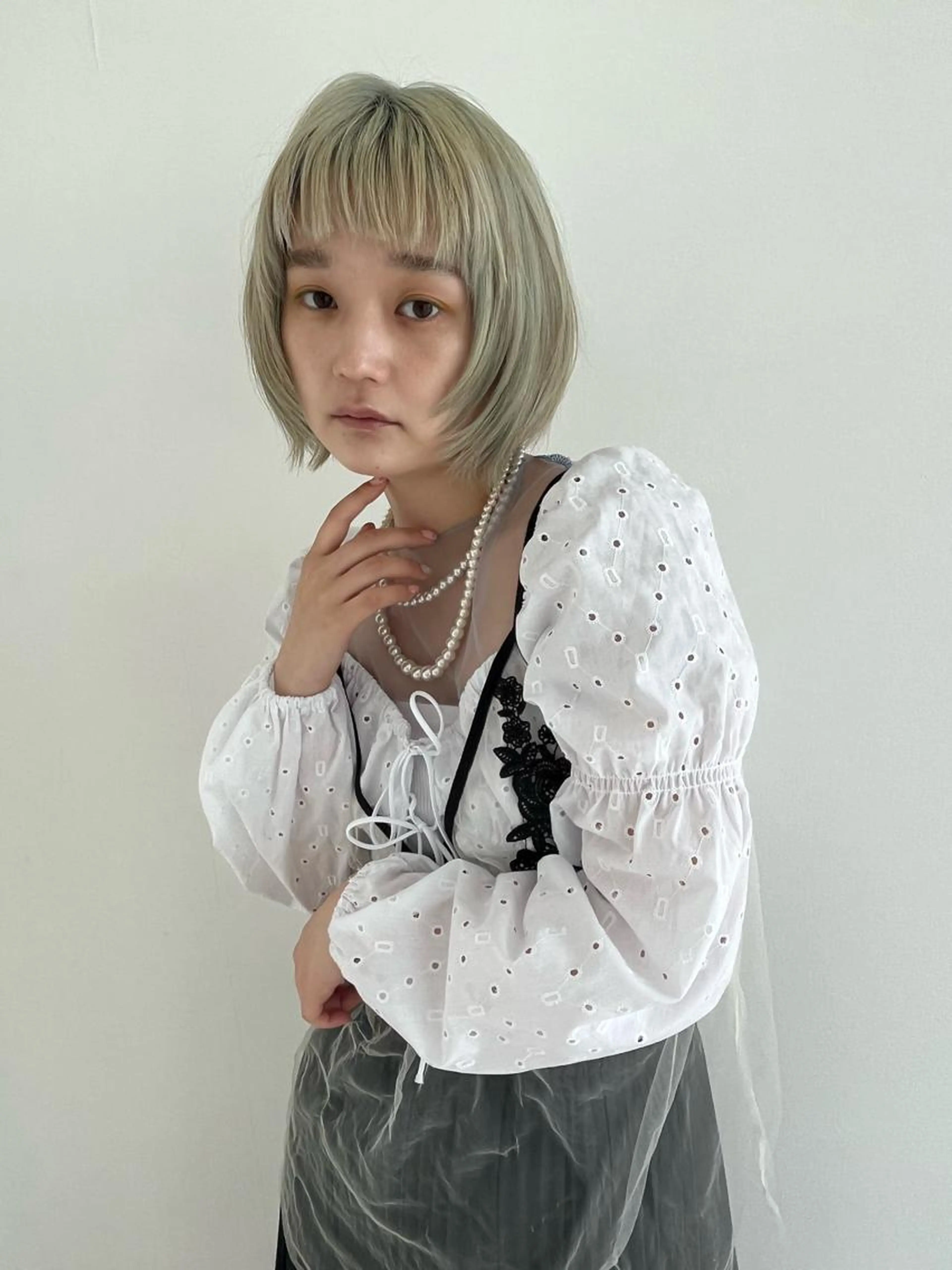 【新規★学割U24限定】カット＋ダブルカラー（ブリーチあり）＋トリートメントの写真