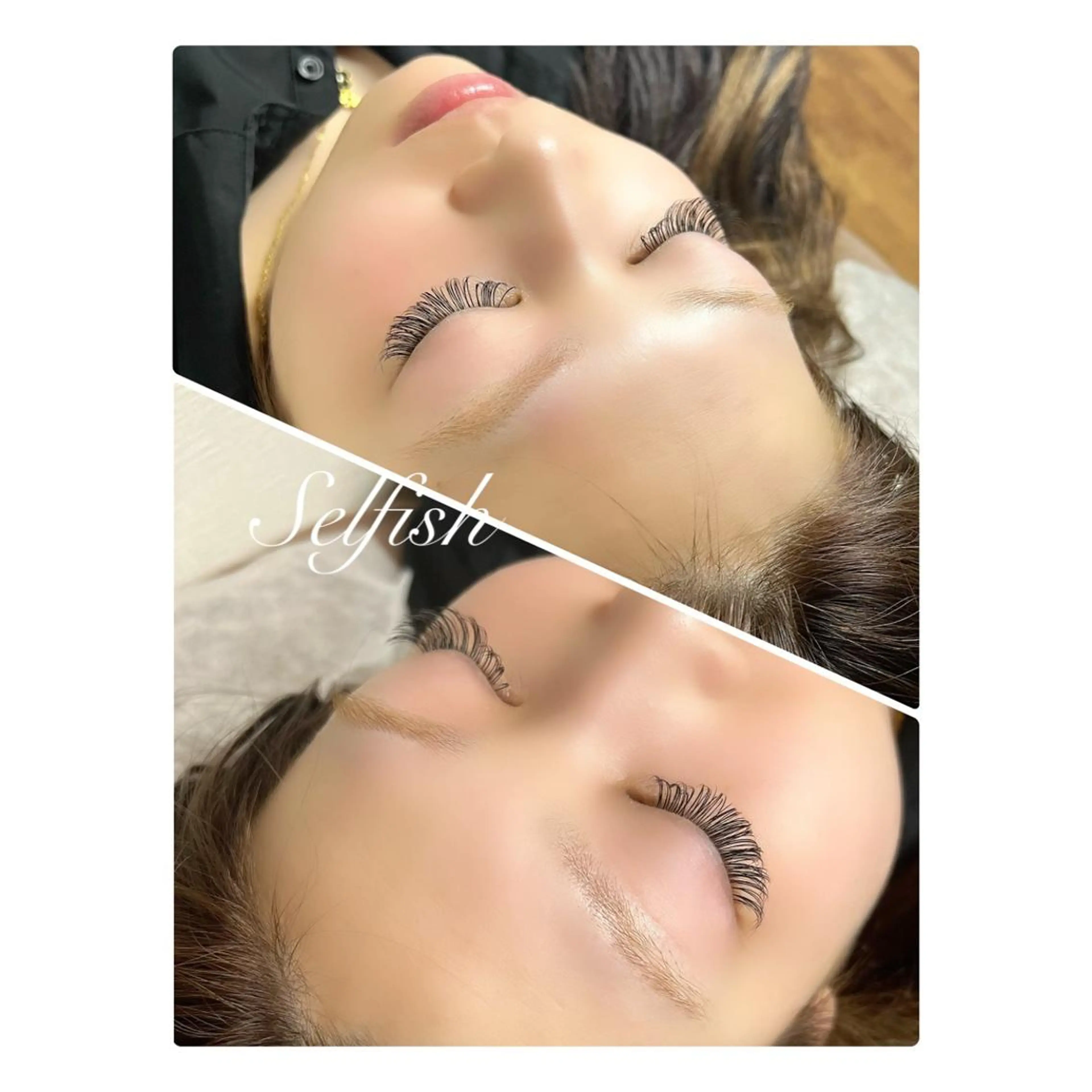 マツエク・マツパ 付け放題 フラットラッシュ マツエク eyelashsalonSelfish所属・. Selfishのマツエク・マツパデザイン