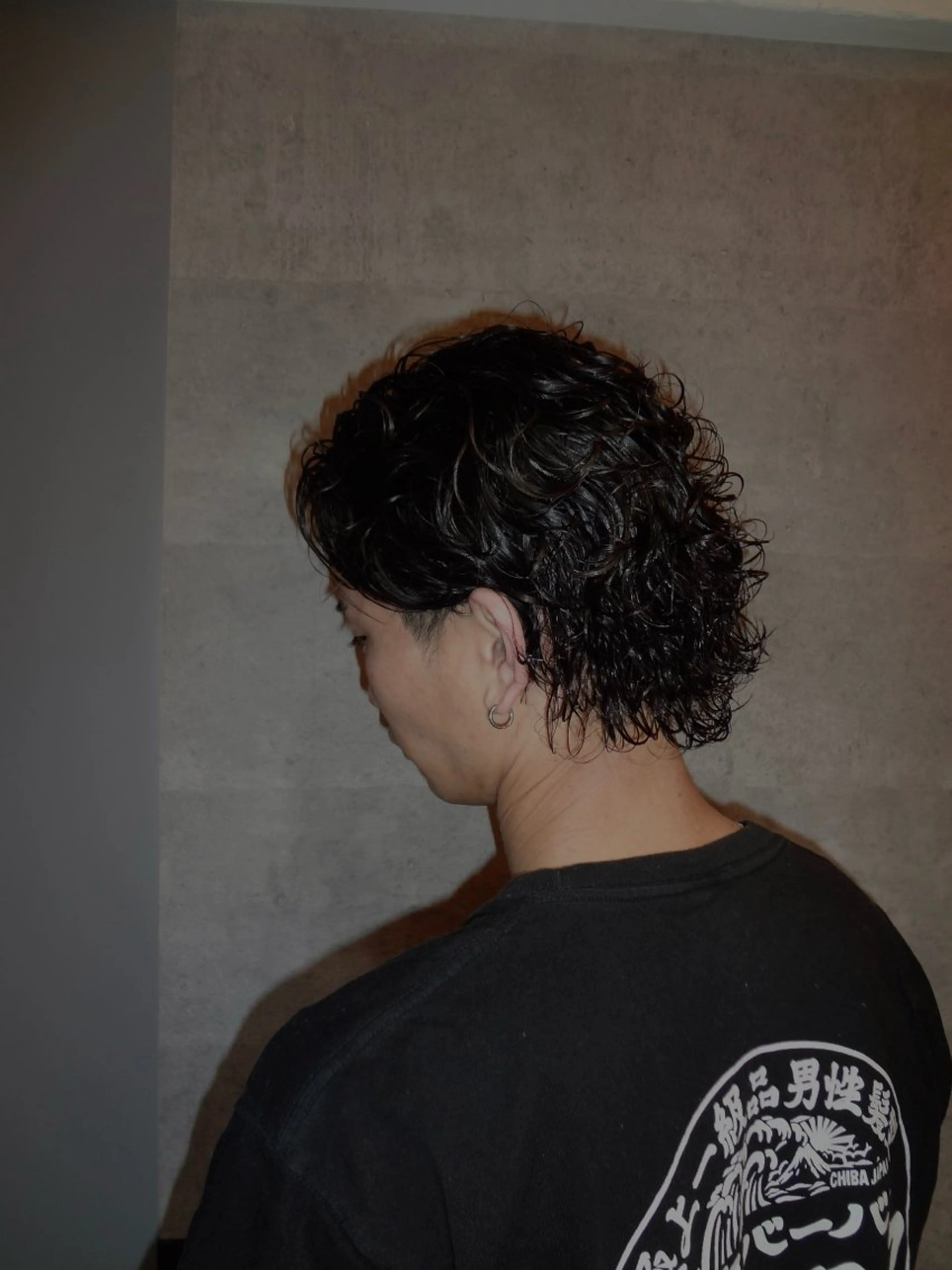 ミディアム パーマ メンズ grow hair works tokyo所属・葛西/barber/ 相山琉磨のヘアスタイル