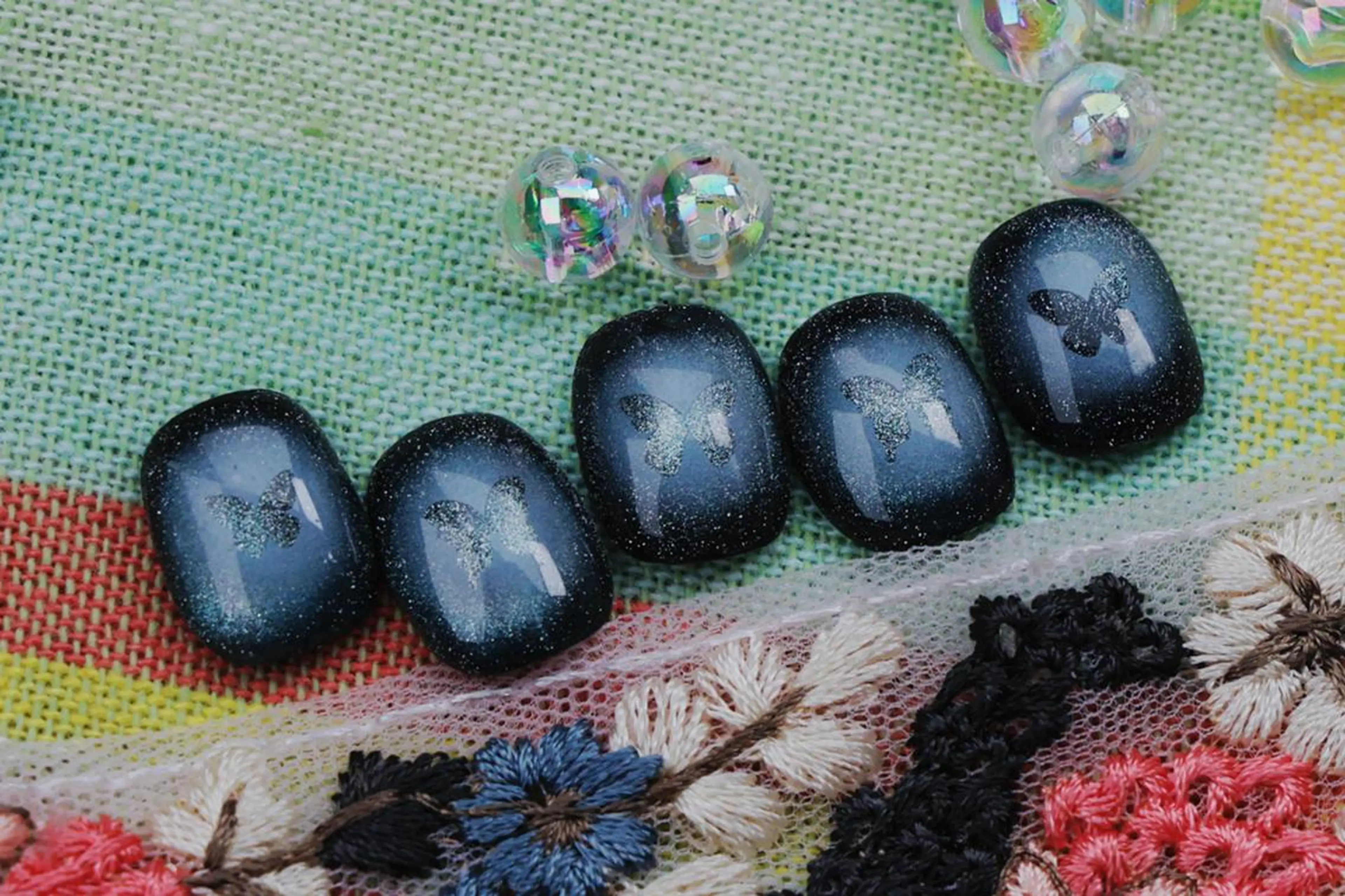 ネイル ハロウィン ロングネイル マグネットネイル スカルプネイル ネイルチップ ハンドネイル MSS みきのネイルデザイン